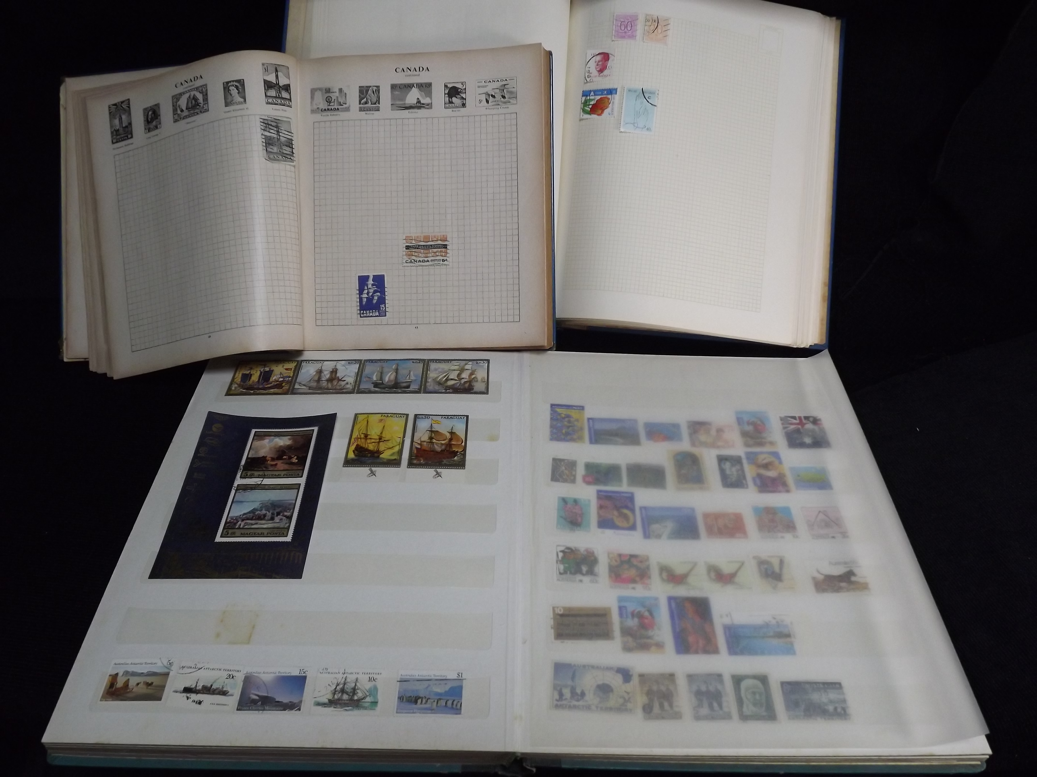 3 x Albums of World, GB and Commonwealth Stamps. Report - Mixed mint and used collection housed in a - Image 11 of 65
