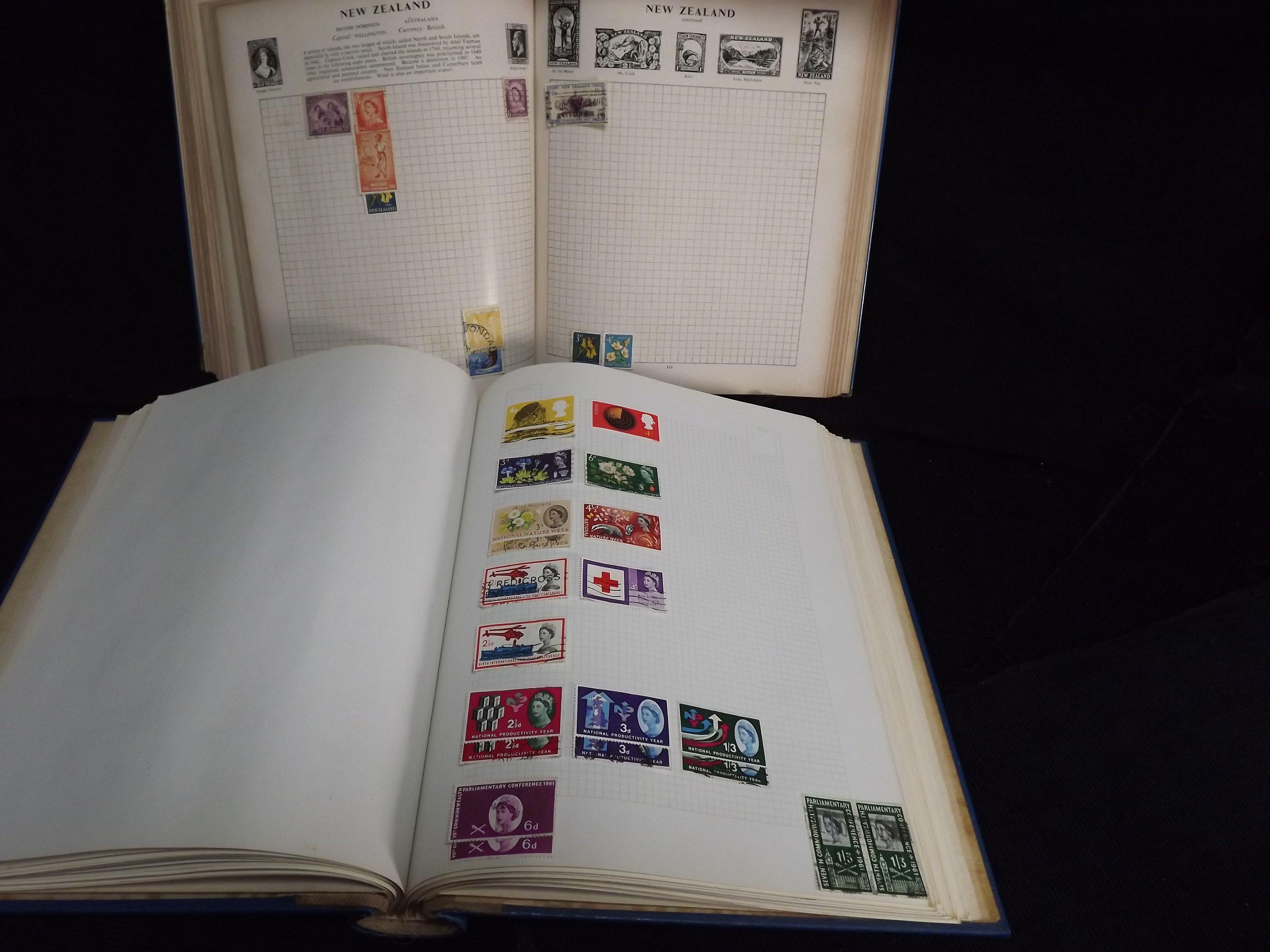 3 x Albums of World, GB and Commonwealth Stamps. Report - Mixed mint and used collection housed in a - Image 42 of 65