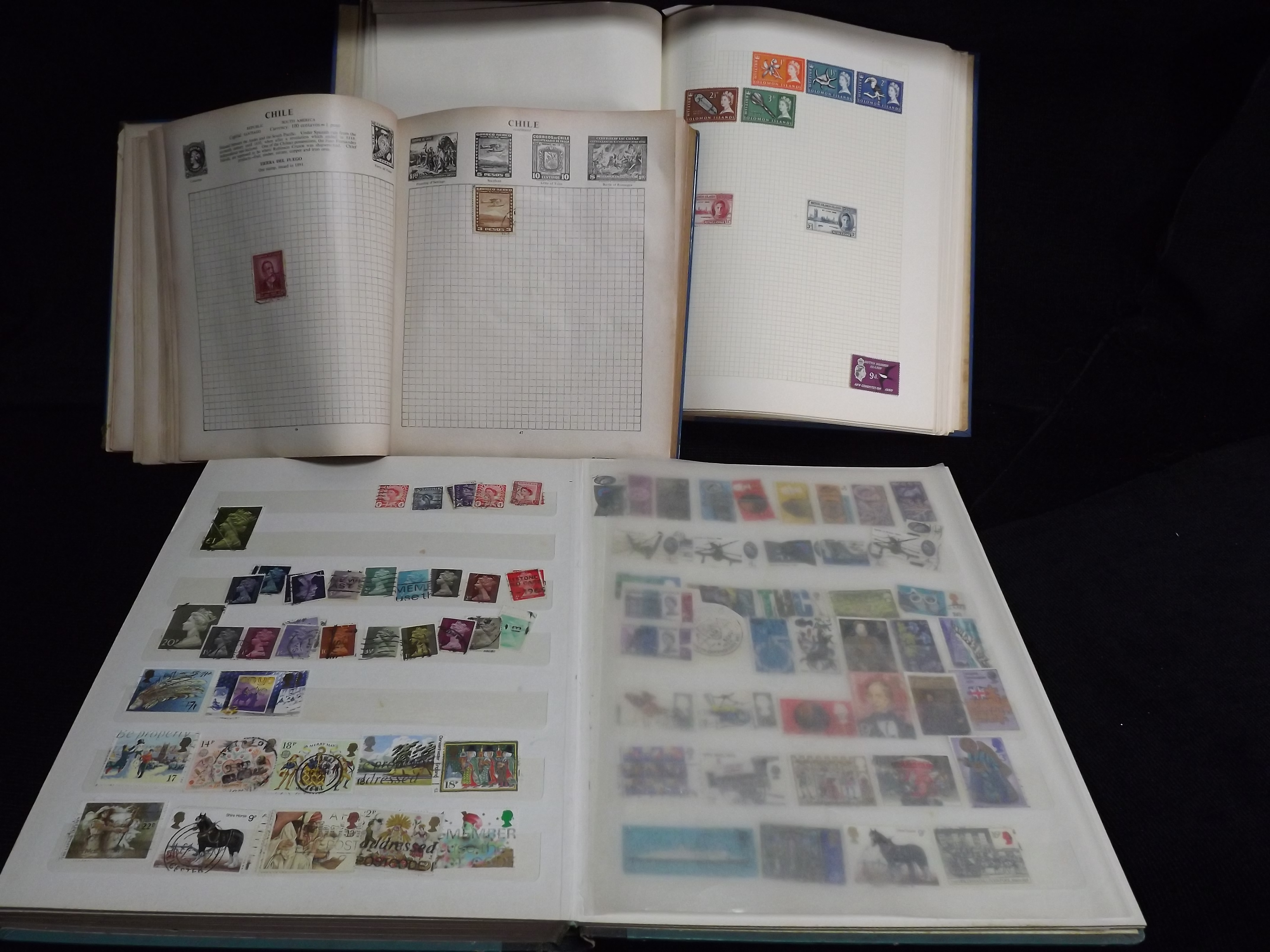 3 x Albums of World, GB and Commonwealth Stamps. Report - Mixed mint and used collection housed in a - Image 13 of 65
