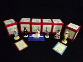 6 x GB Royal Doulton 1999 Bunnykins Figures. DB189 Mother(1999 Figure of the Year by Martyn Alcock