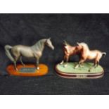 Great British Ceramic Horse models. Beswick model No. 1265 'Xayal' in matt glaze, Connoisseur series