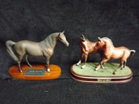 Great British Ceramic Horse models. Beswick model No. 1265 'Xayal' in matt glaze, Connoisseur series