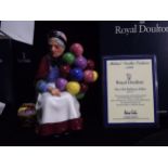 2 x Great Britain Royal Doulton Collectors Club Figures. HN3737 The Old Balloon Seller, Michael