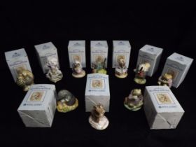 10 x GB Royal Albert Beatrix Pottery Figures. Titles are - Alderman Ptolemy, Lady Mouse, Lady