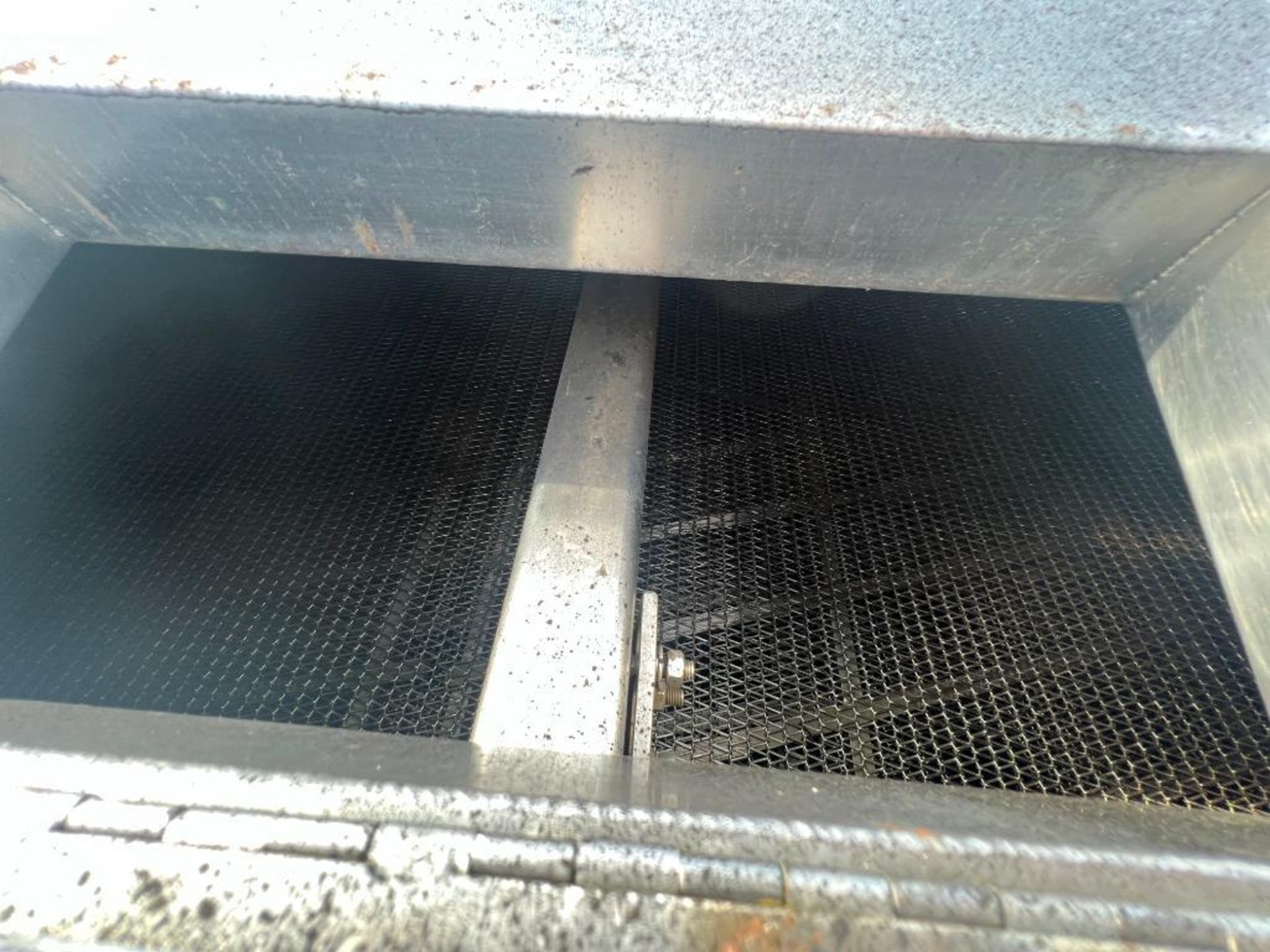 Thermofin fryer, 36 ft long x 48 in. wide, hydraulic lift hood - Image 6 of 13