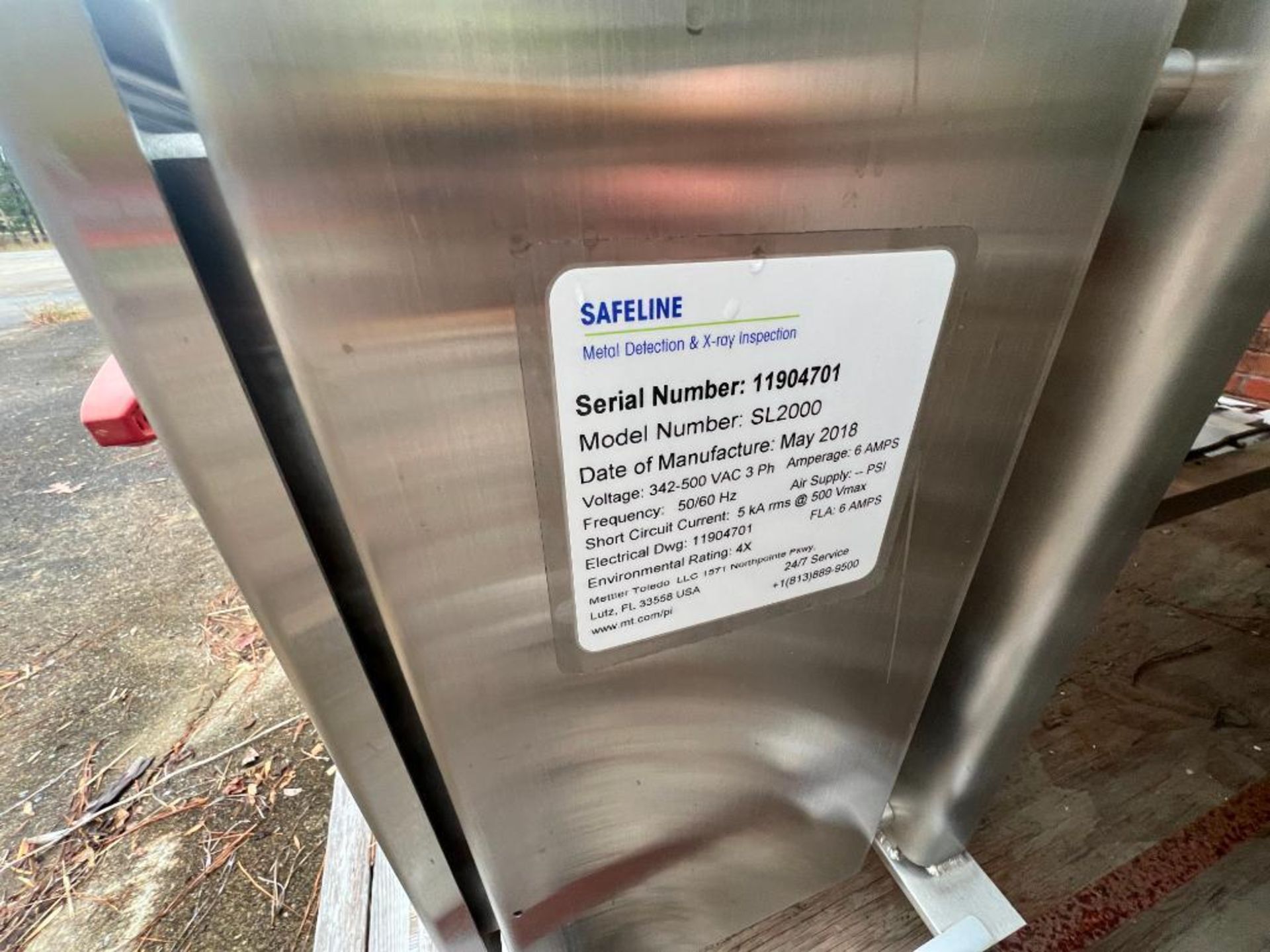2018 Safeline metal detector, model: SL2000 - Image 2 of 24