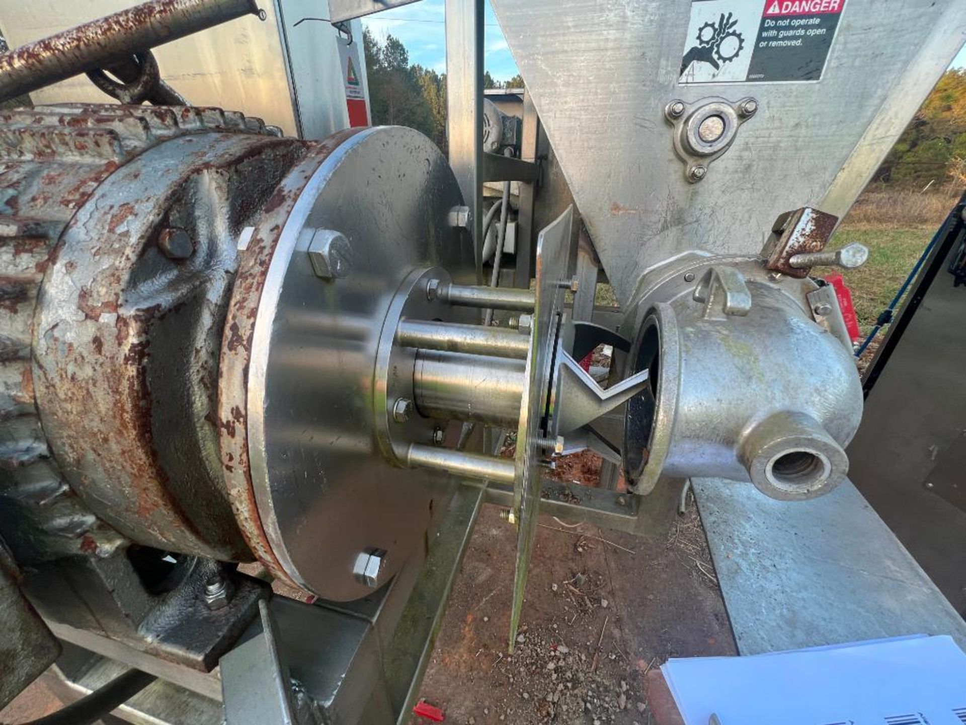Urschel grinder, 40 hp motor, control panel with (2) AB VFD's - Image 16 of 29