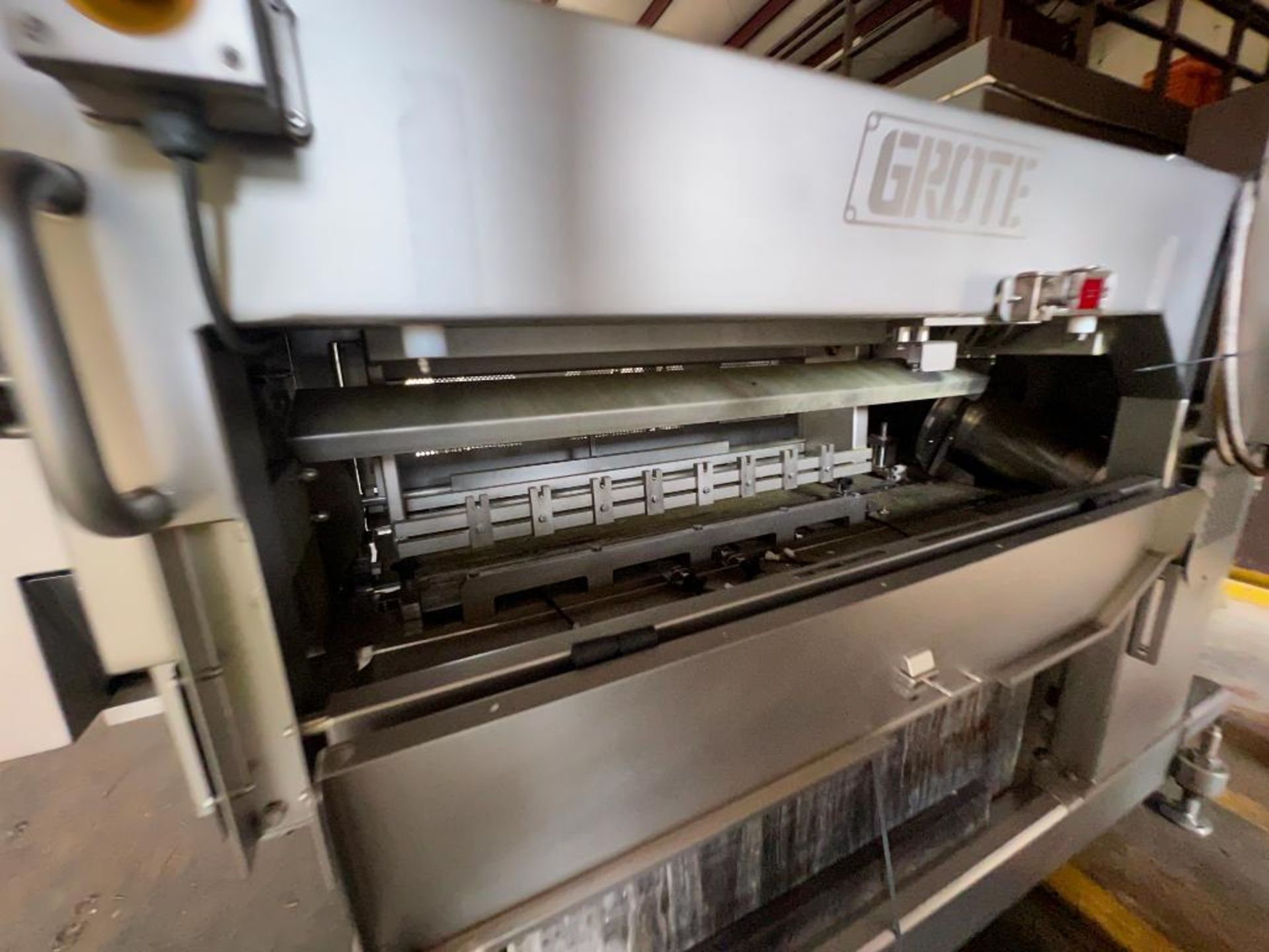 2015 Grote slicer, model: 640E, with (2) stainless steel wash carts - Image 7 of 27
