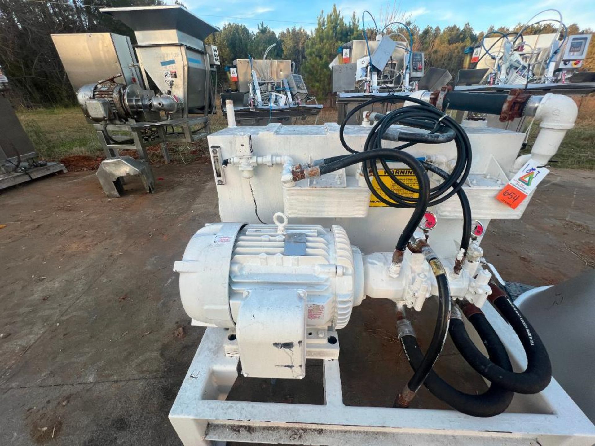 2015 Marlen meat stuffing and pumping system, model: Opti 140 pump, with dimple hopper and hydraulic - Image 6 of 32