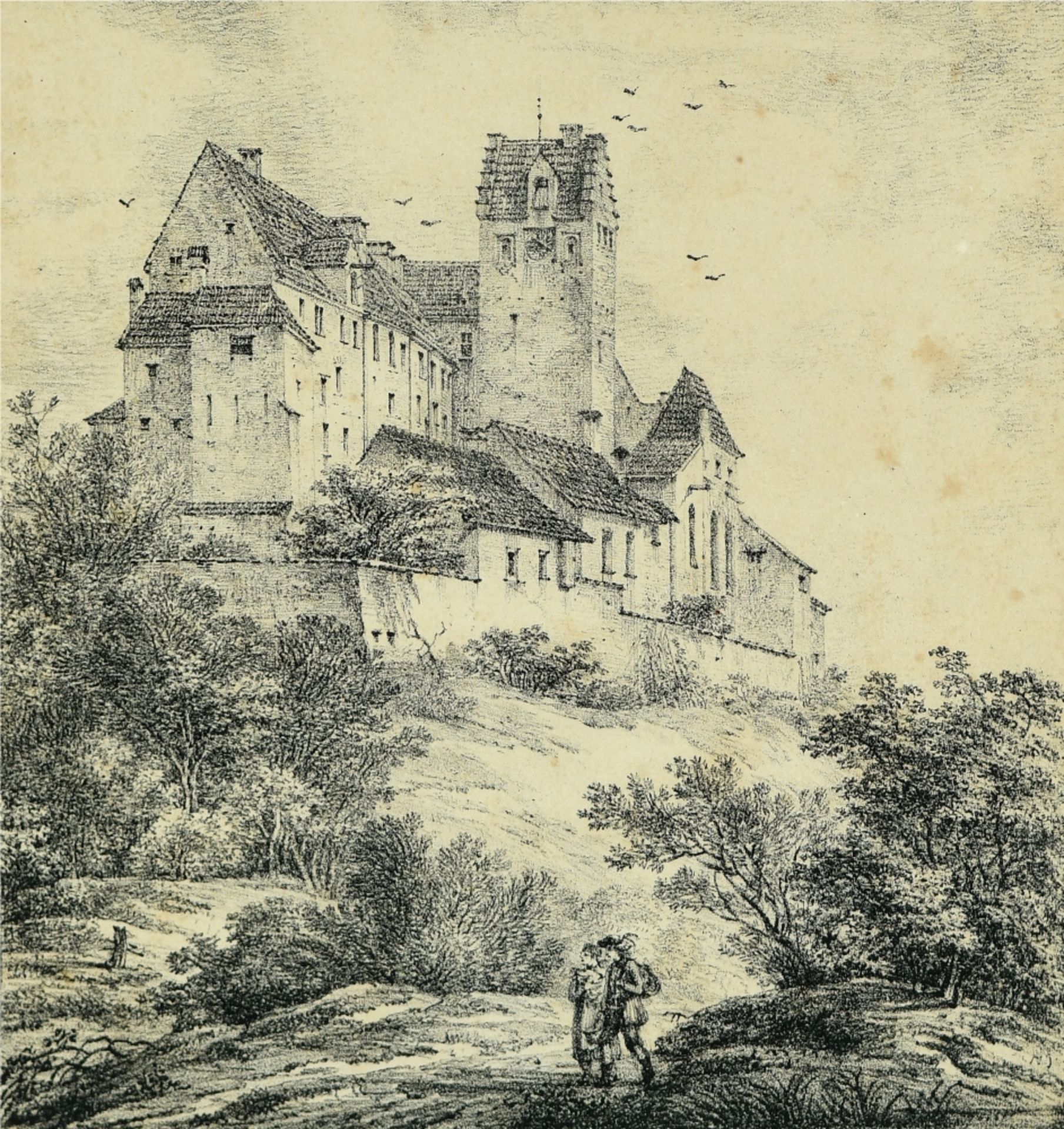 Quaglio, Domenico II.,  1786 München - 1837 Hohenschwangau - Bild 2 aus 2