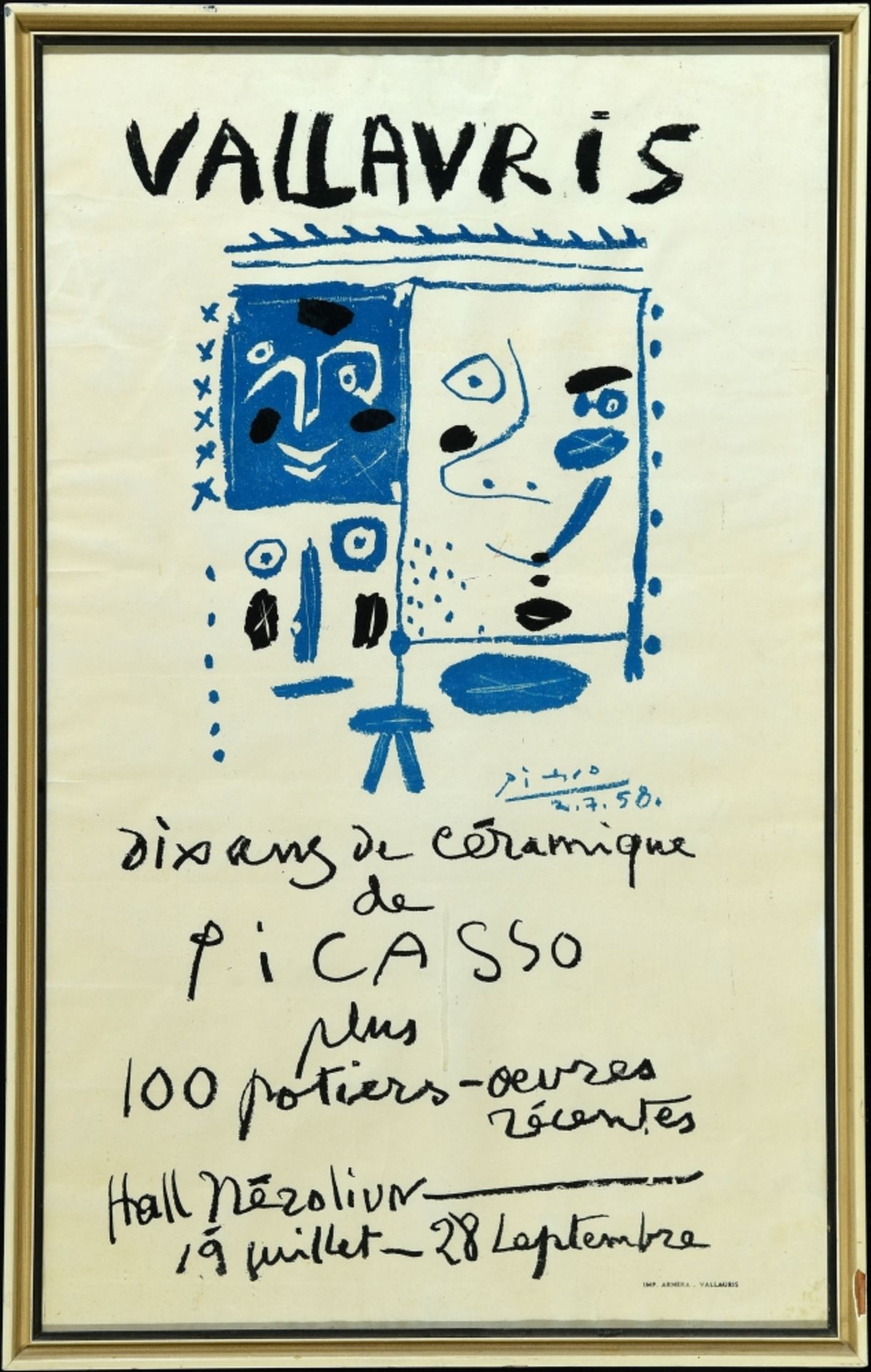 Picasso, Pablo,  1881 Malaga - 1973 Mougins
