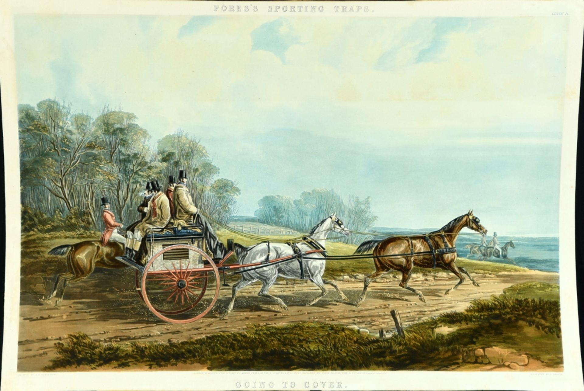 Farbaquatintaradierung, 1847
