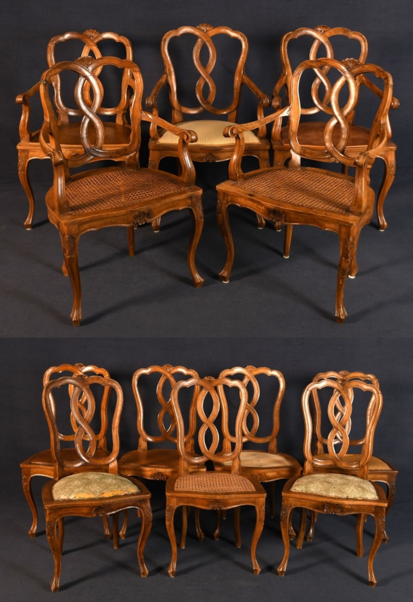 Stühle, 12 Stück