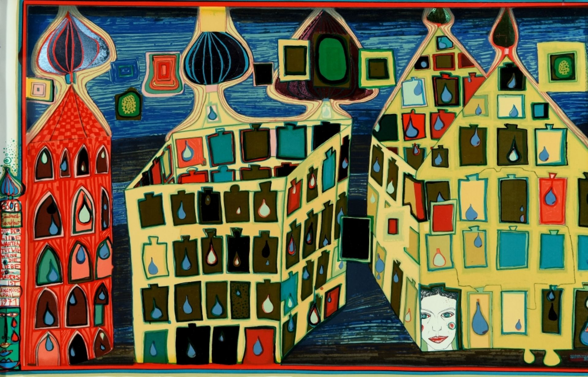 Hundertwasser, Friedensreich, 1928 Wien - 2000 Pazifischer Ozean/Neuseeland - Image 2 of 2