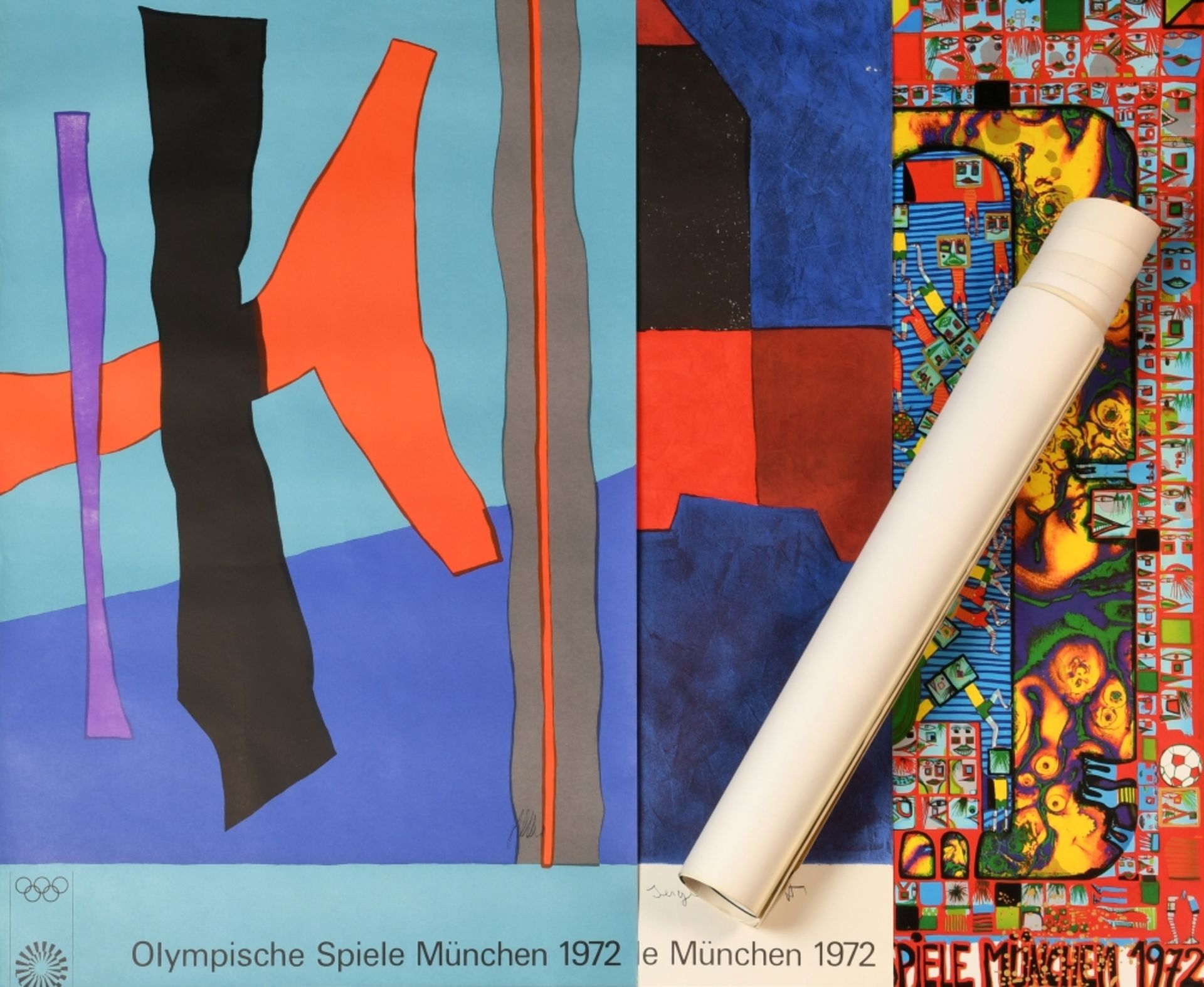 Plakate, 7 Stück "Olympia 1972"