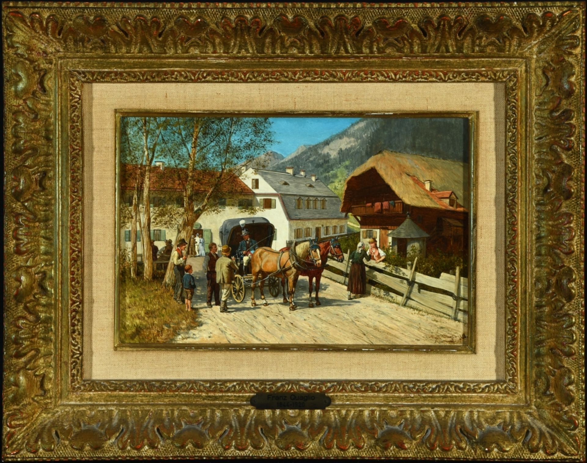 Quaglio, Franz, 1844 München - 1920 Wasserburg