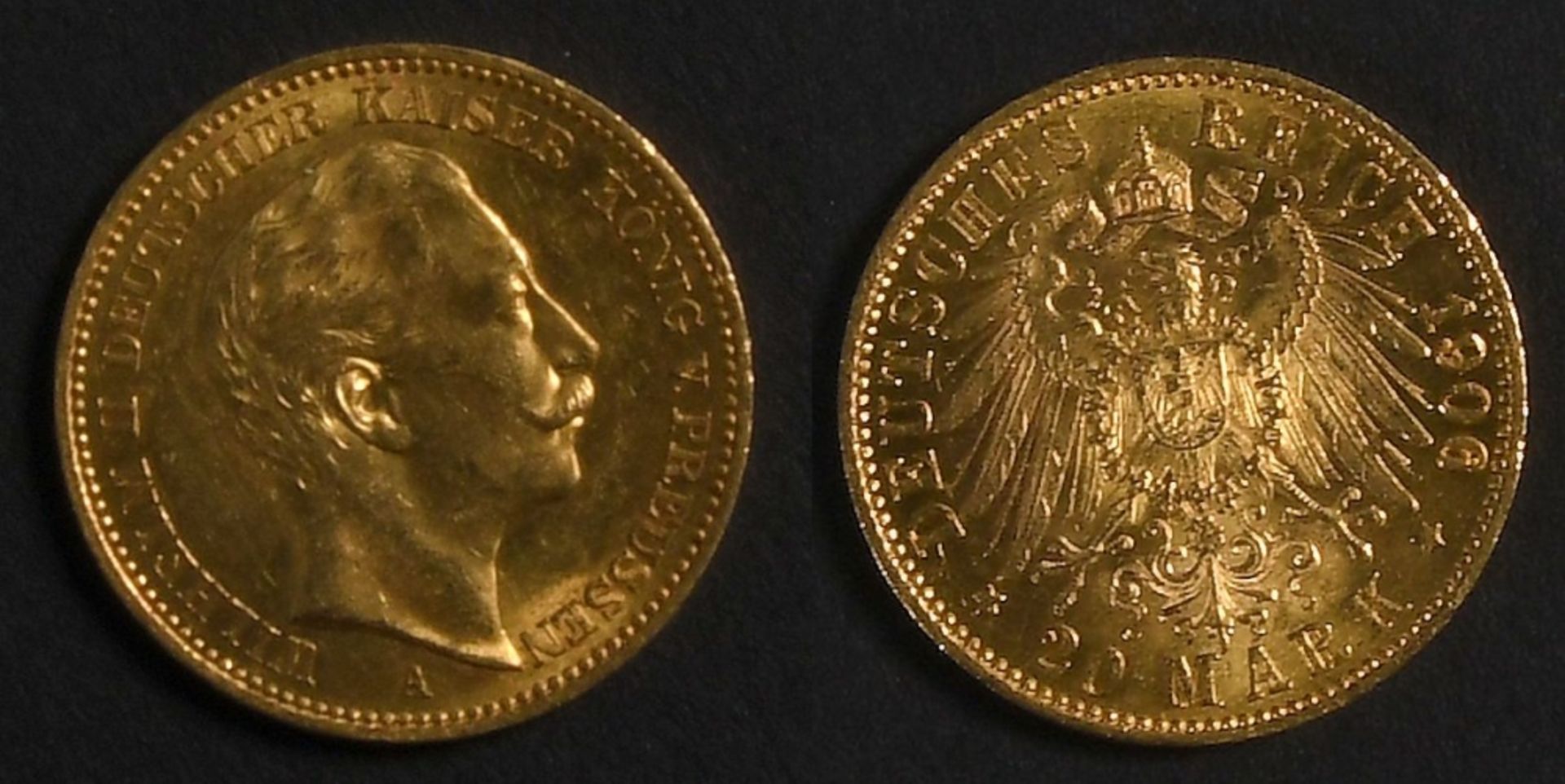 Goldmünze - 20 Mark, Deutsches Reich 1906