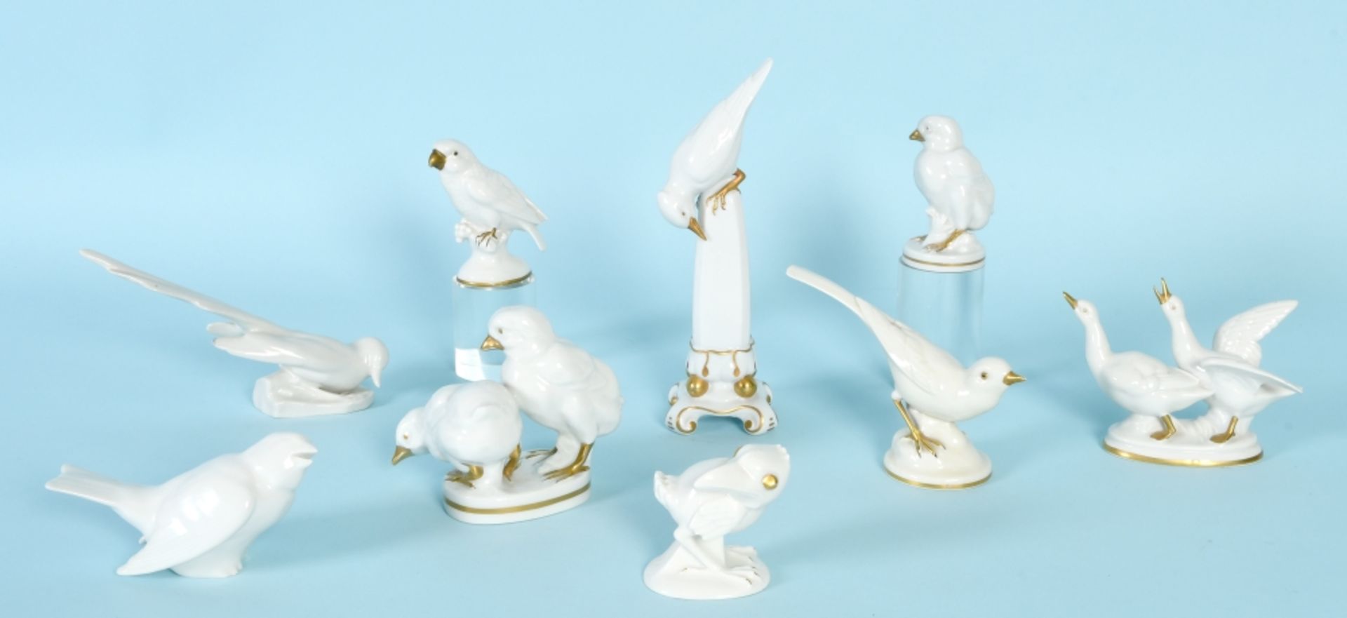 Figuren, 9 Stück - Vögel