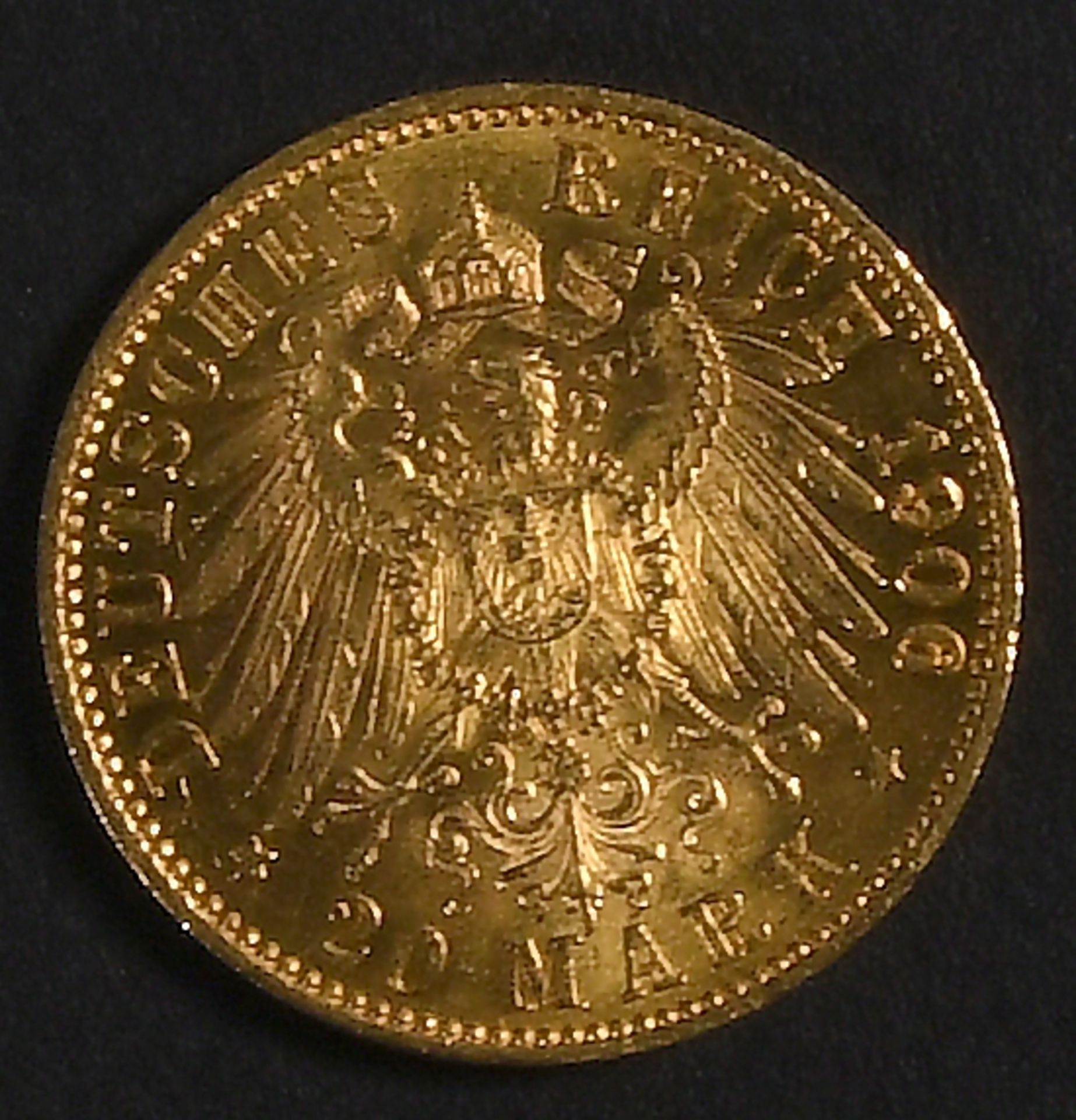 Goldmünze - 20 Mark, Deutsches Reich 1906 - Bild 3 aus 3