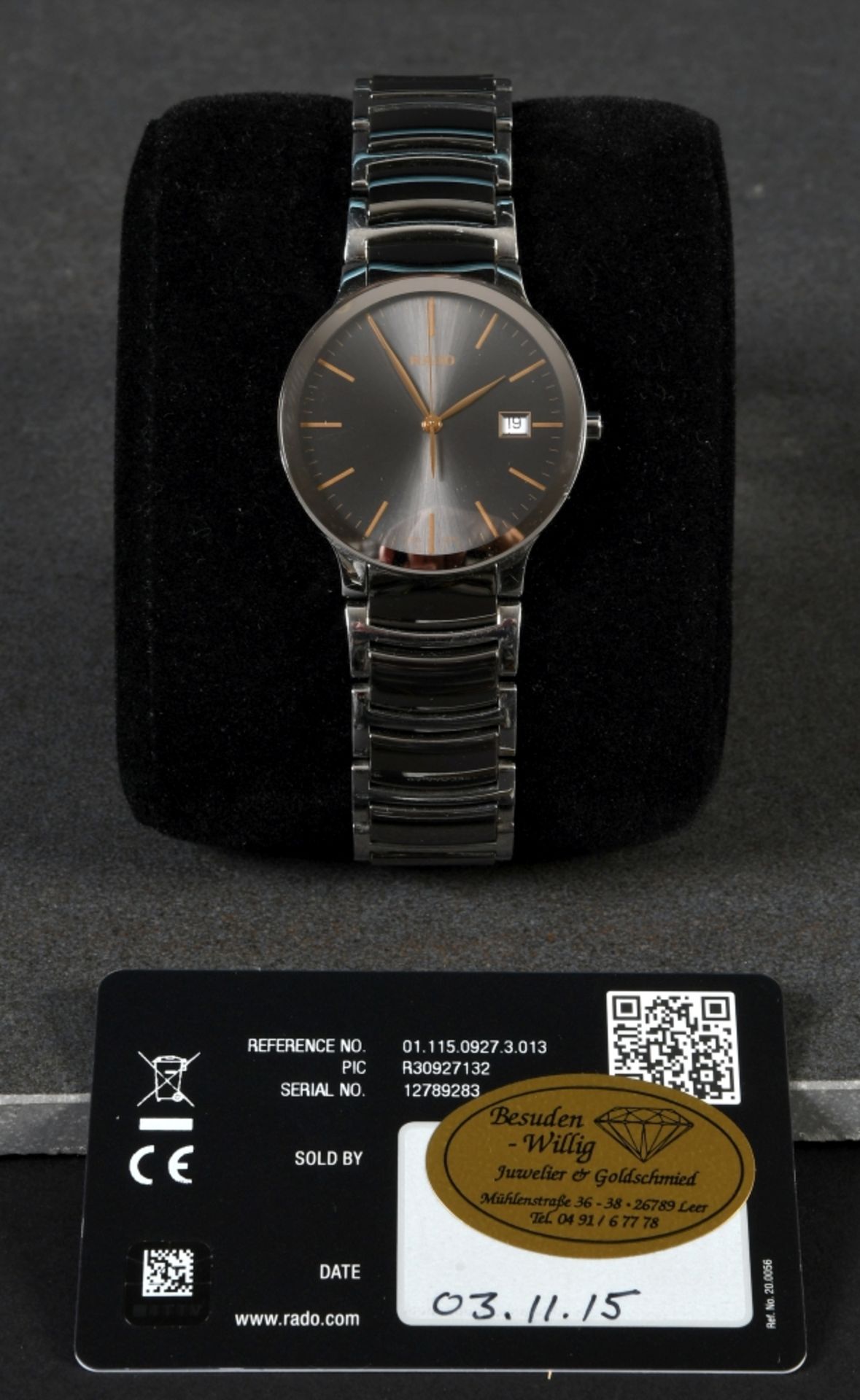 Herrenarmbanduhr "Rado, Centrix" - Image 2 of 2