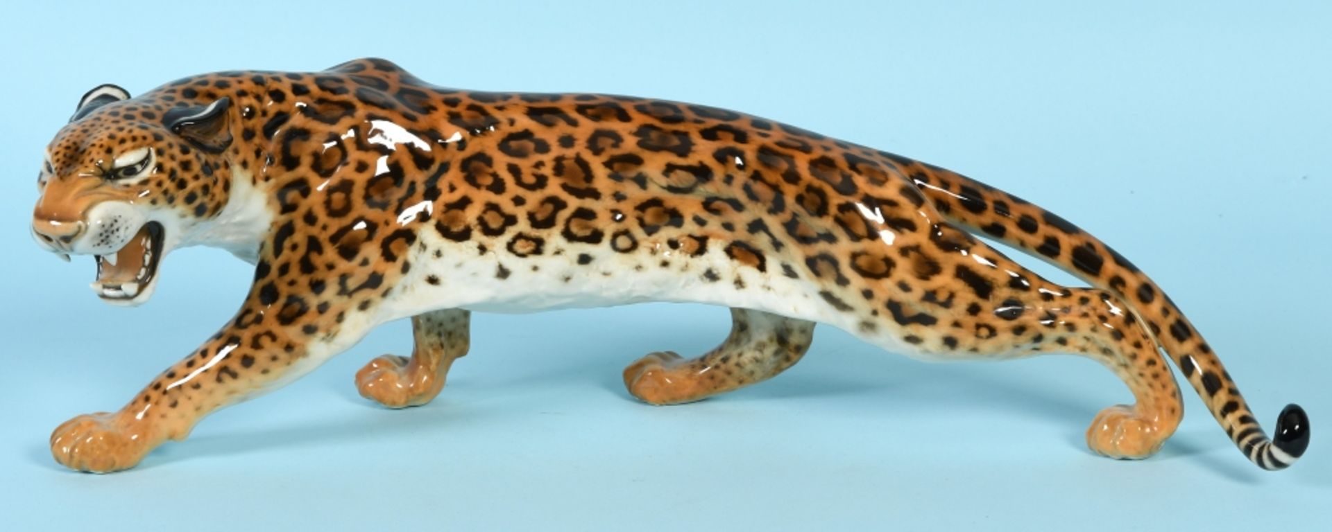 Figur - Pirschender Leopard "Hutschenreuther"