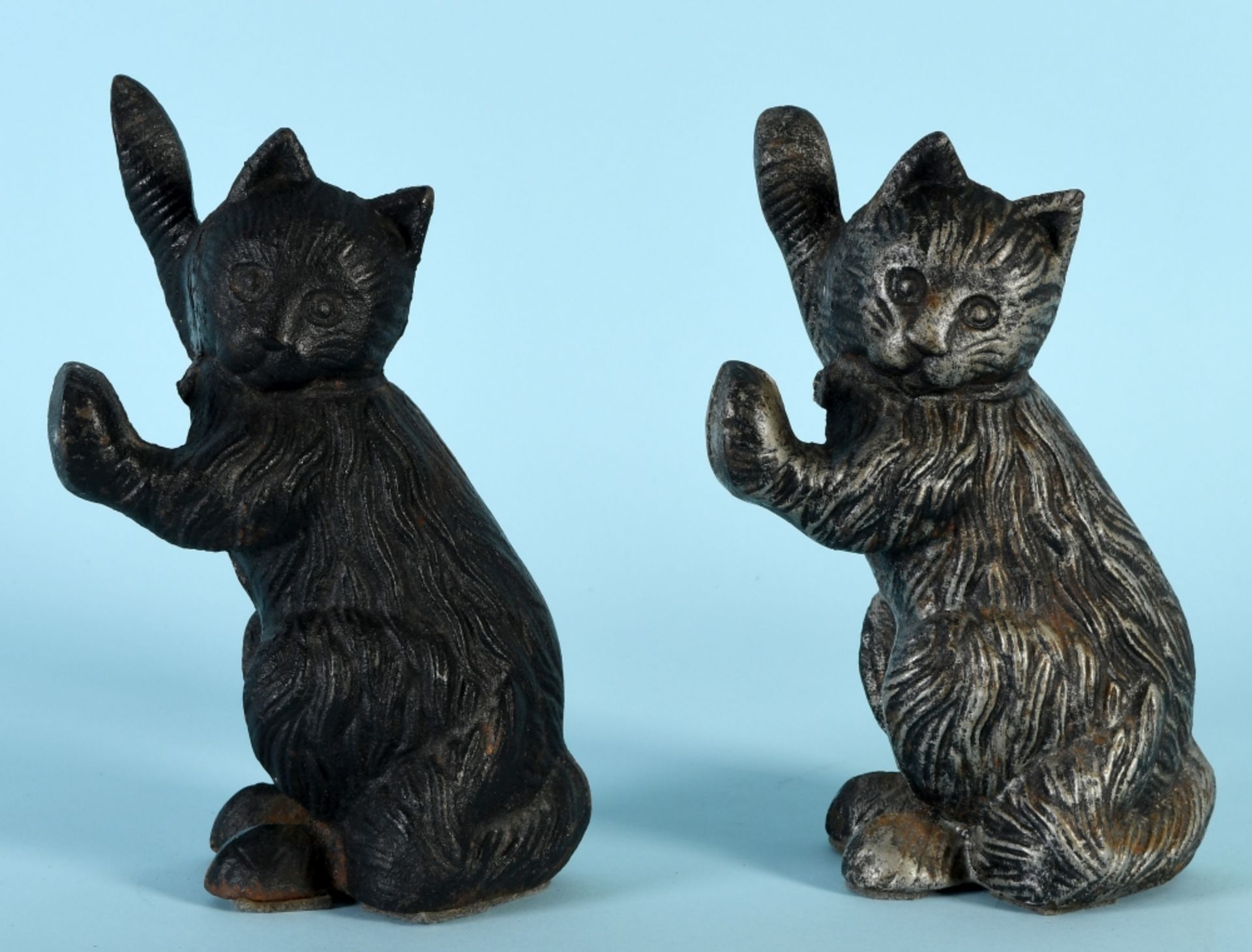 Buchstützenpaar - Katzen