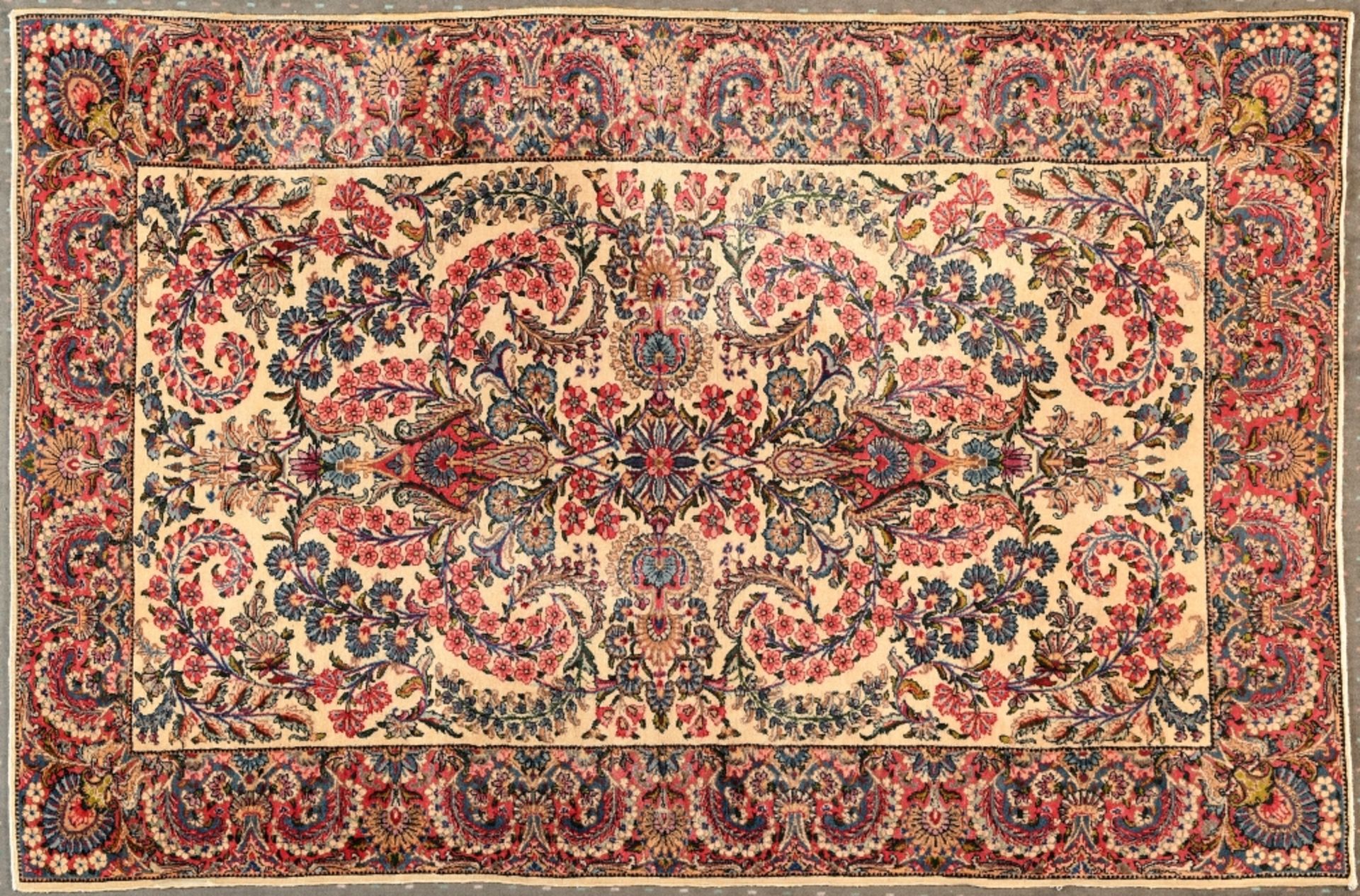 Kirman-Lawer, Persien, 124 x 212 cm