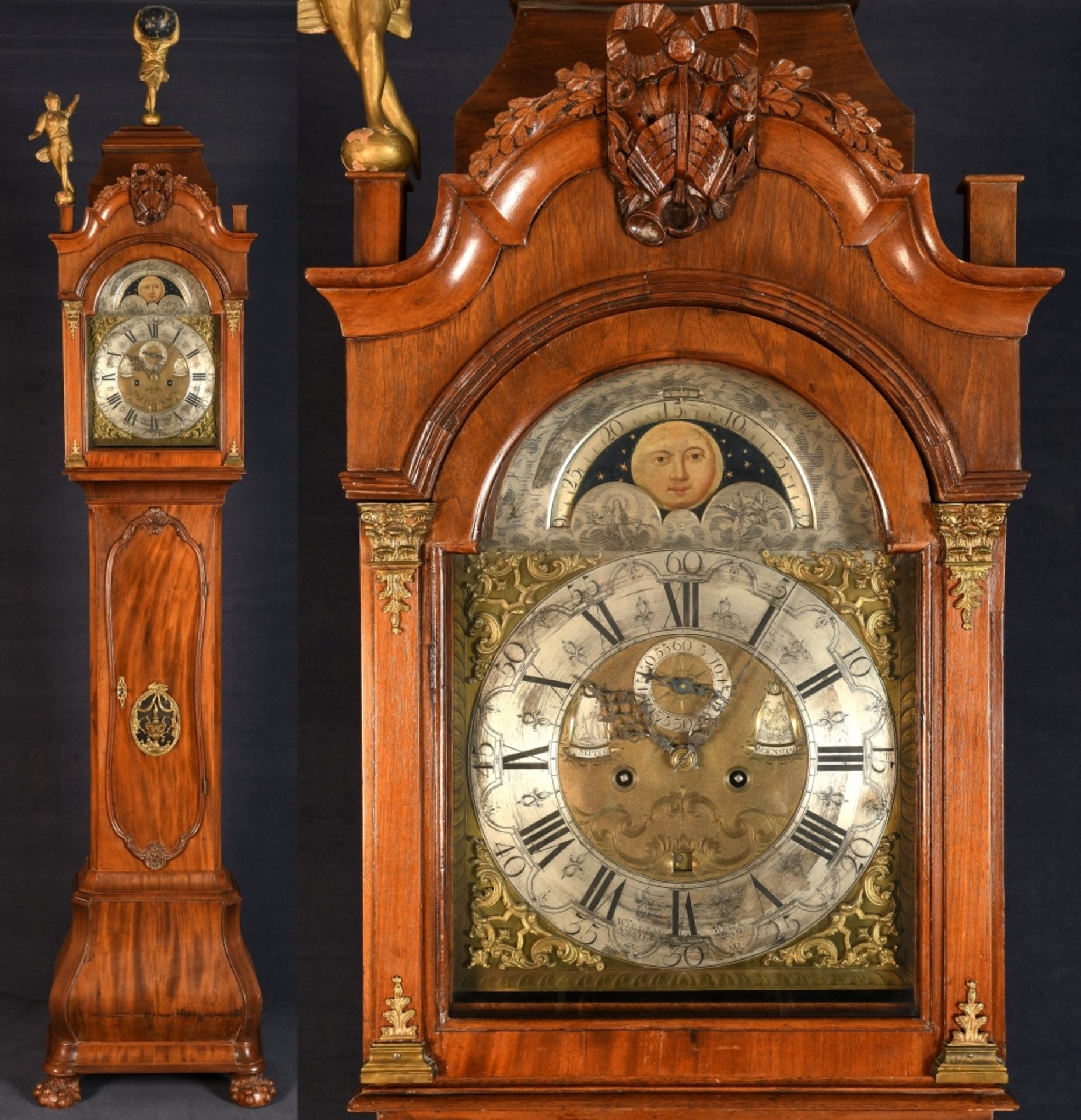 Standuhr "Willem Writs, Amsterdam"