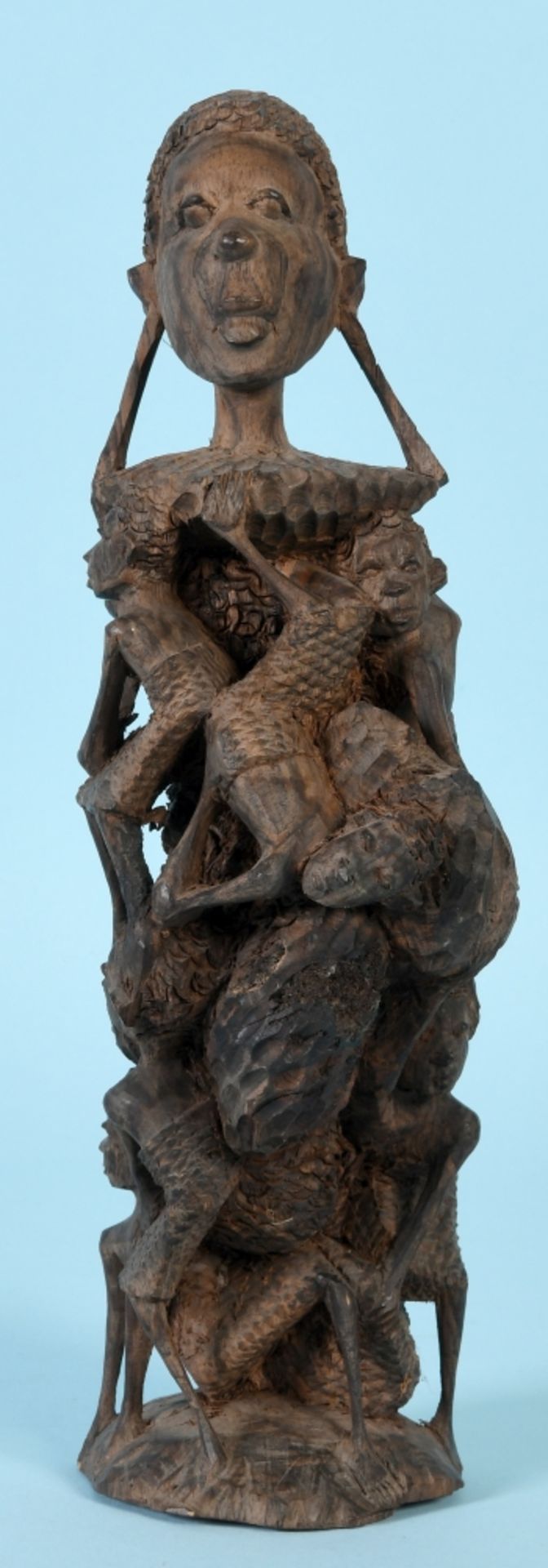 Afrikanische Skulptur - Lebensbaum - Image 2 of 3