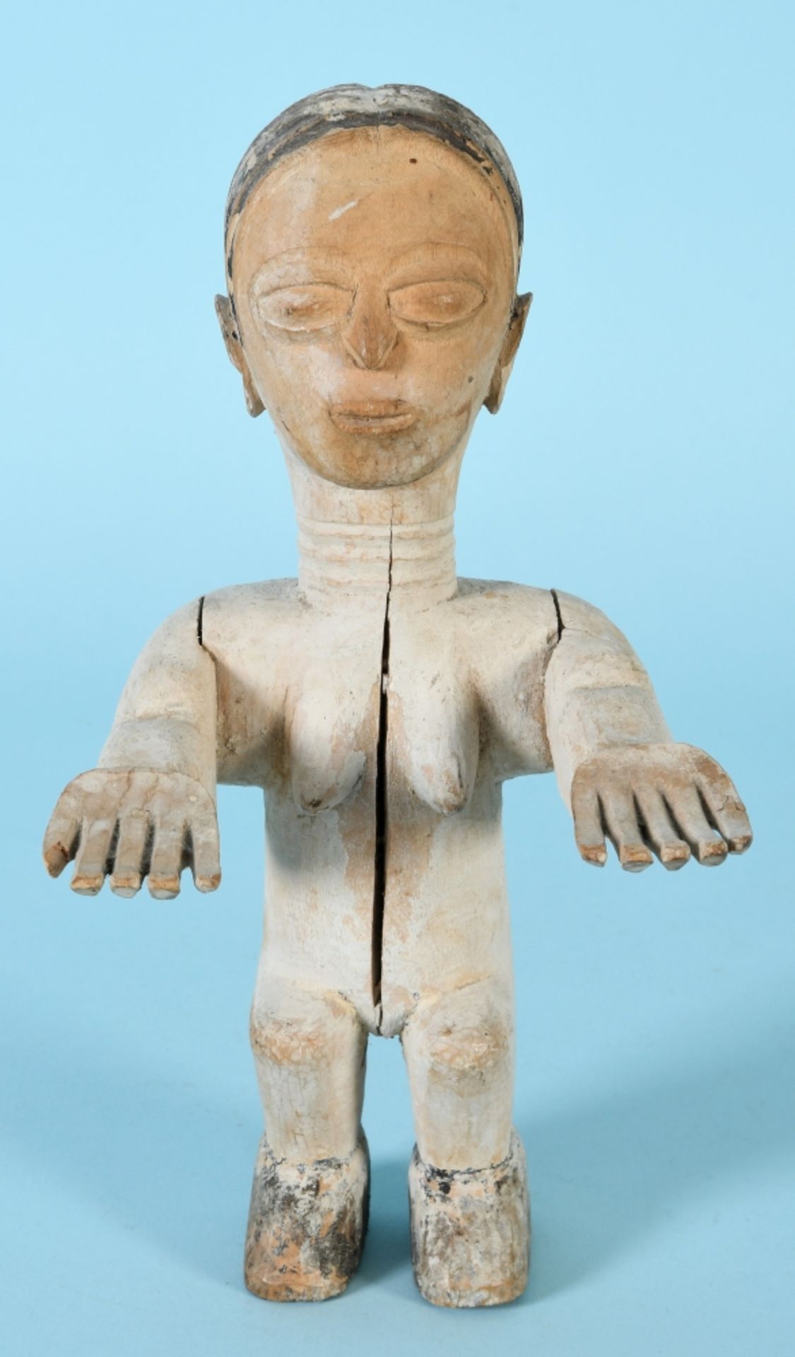Afrikanische Kultfigur - Stehende, weibliche Figur - Bild 2 aus 2