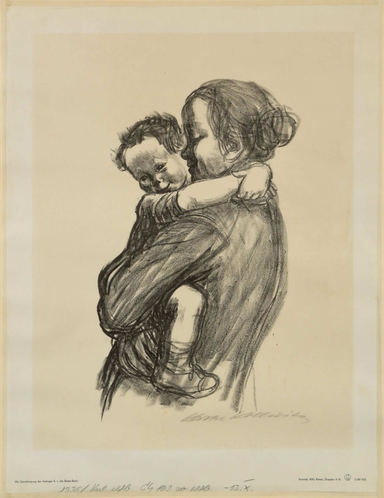 Kollwitz, Käthe, 1867 Königsberg - 1945 Dresden