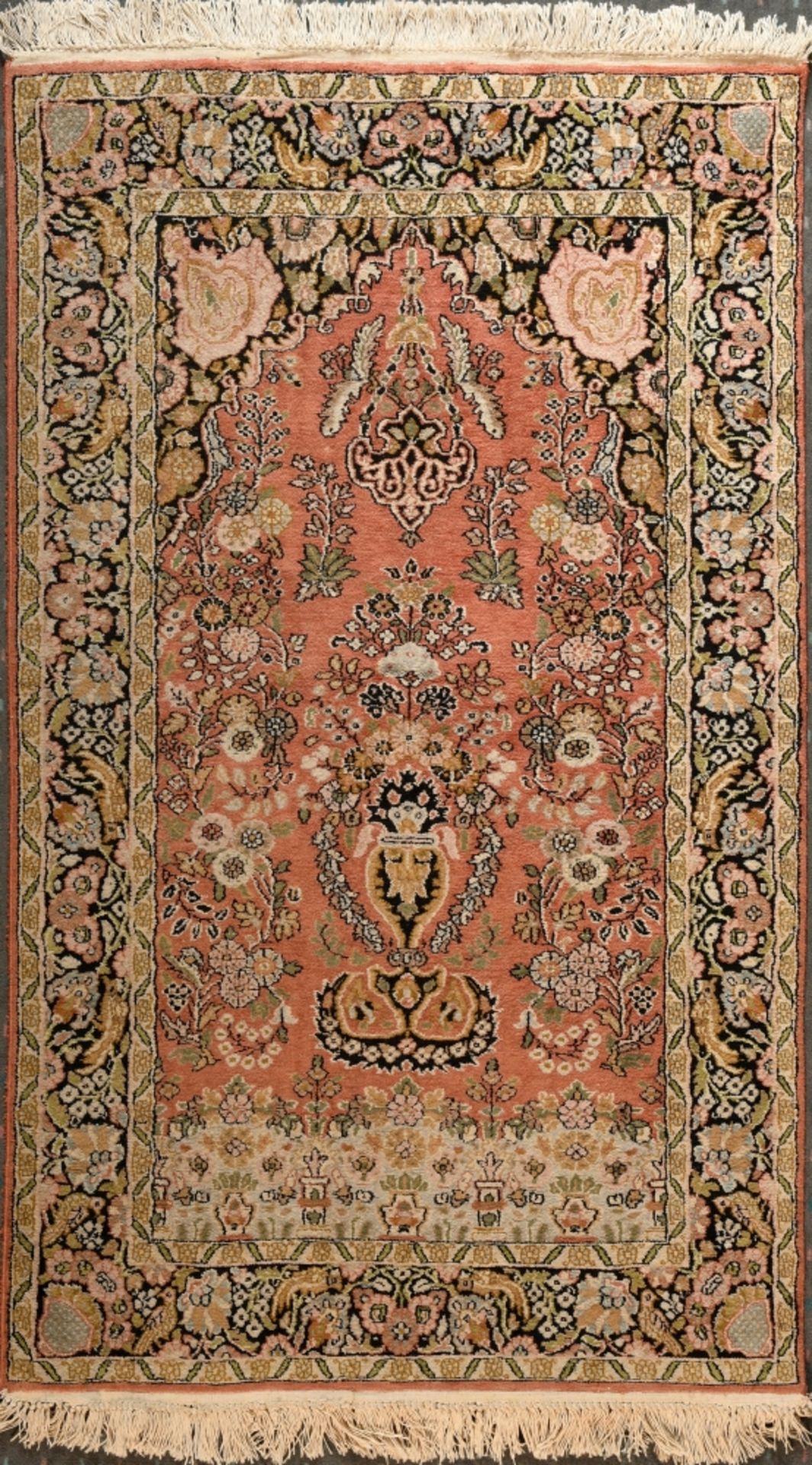 Seiden-Gebets-Kashmir, 91 x 147 cm