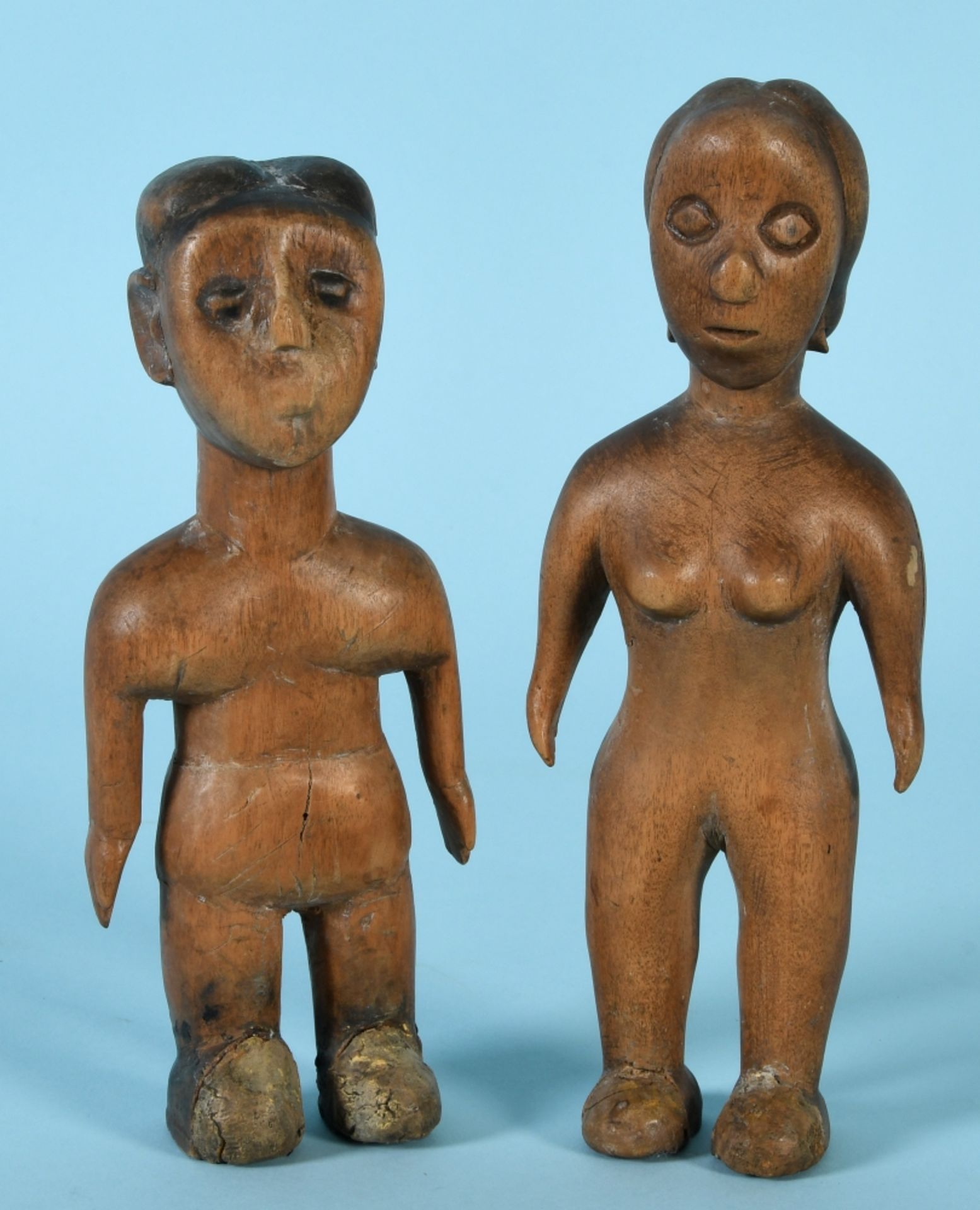 Afrikanische Kultfiguren, 2 Stück - Venavi-Zwillingsfiguren