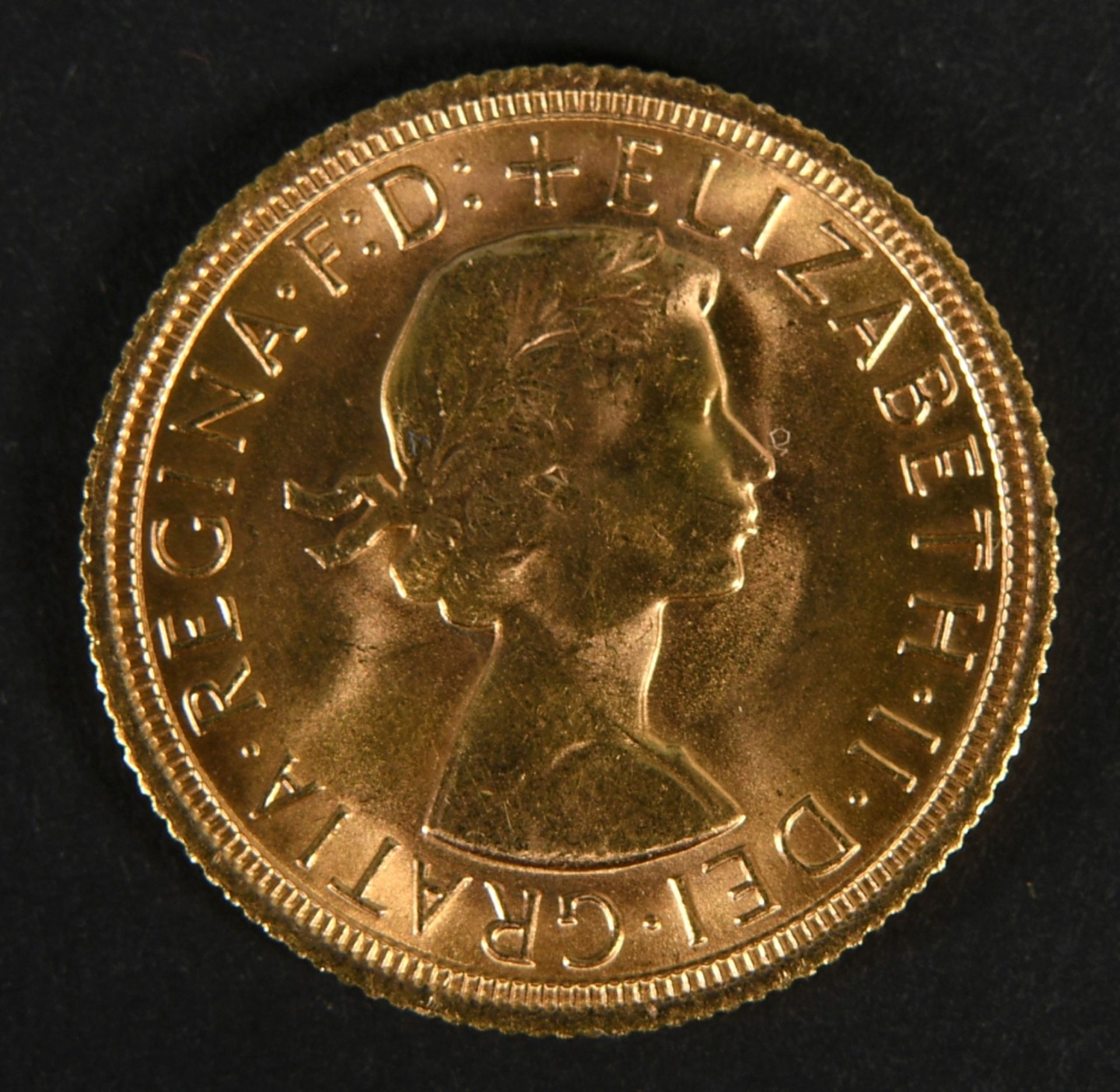 Münze - Goldmünze "1 Sovereign 1968" - Image 2 of 3