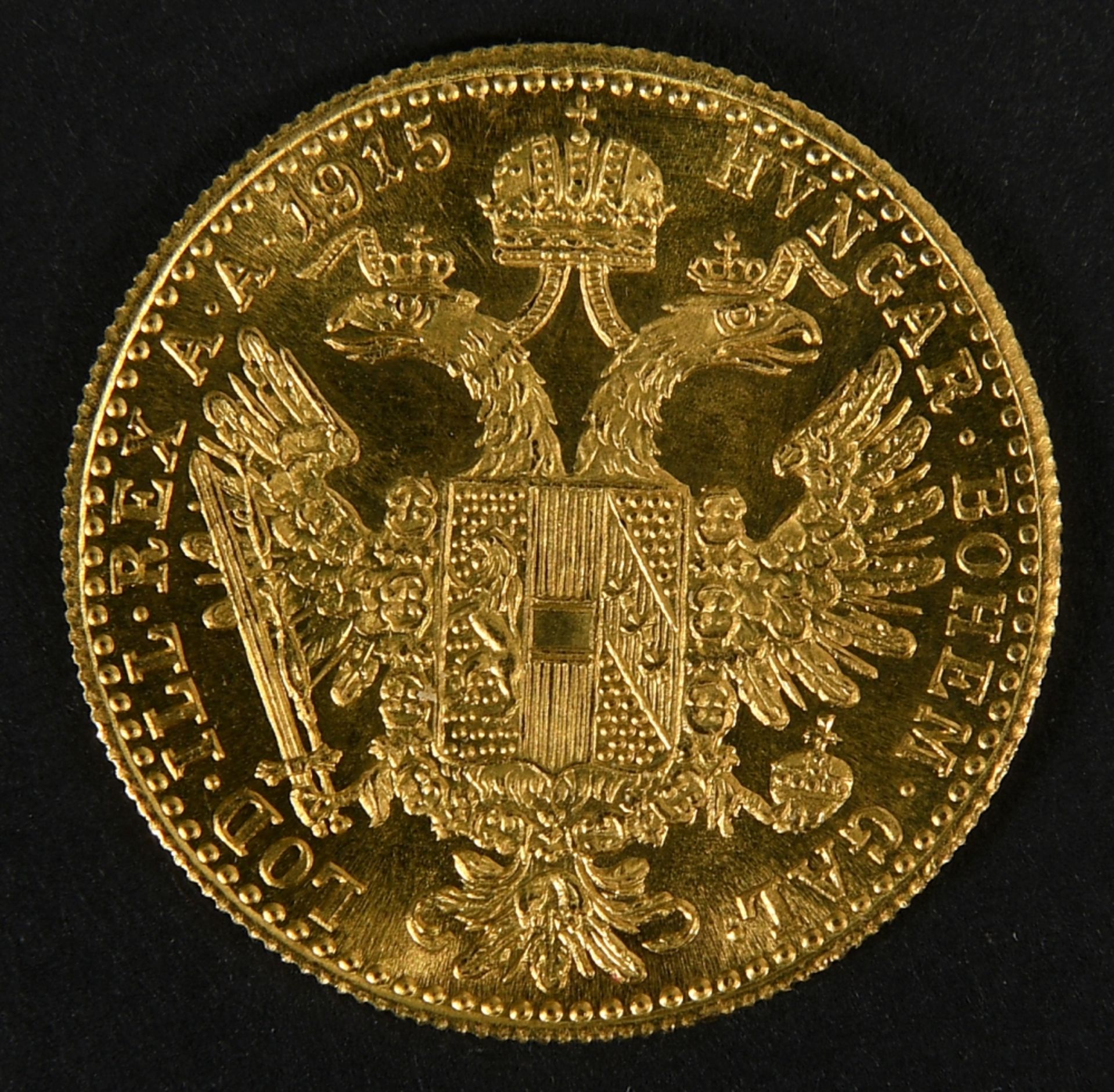 Münze - Goldmünze "1 Dukat 1915" - Image 3 of 3