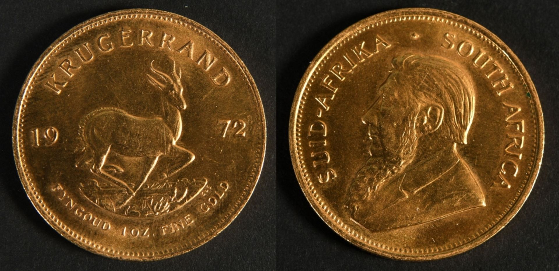 Münze - Goldmünze "Krügerrand 1972"