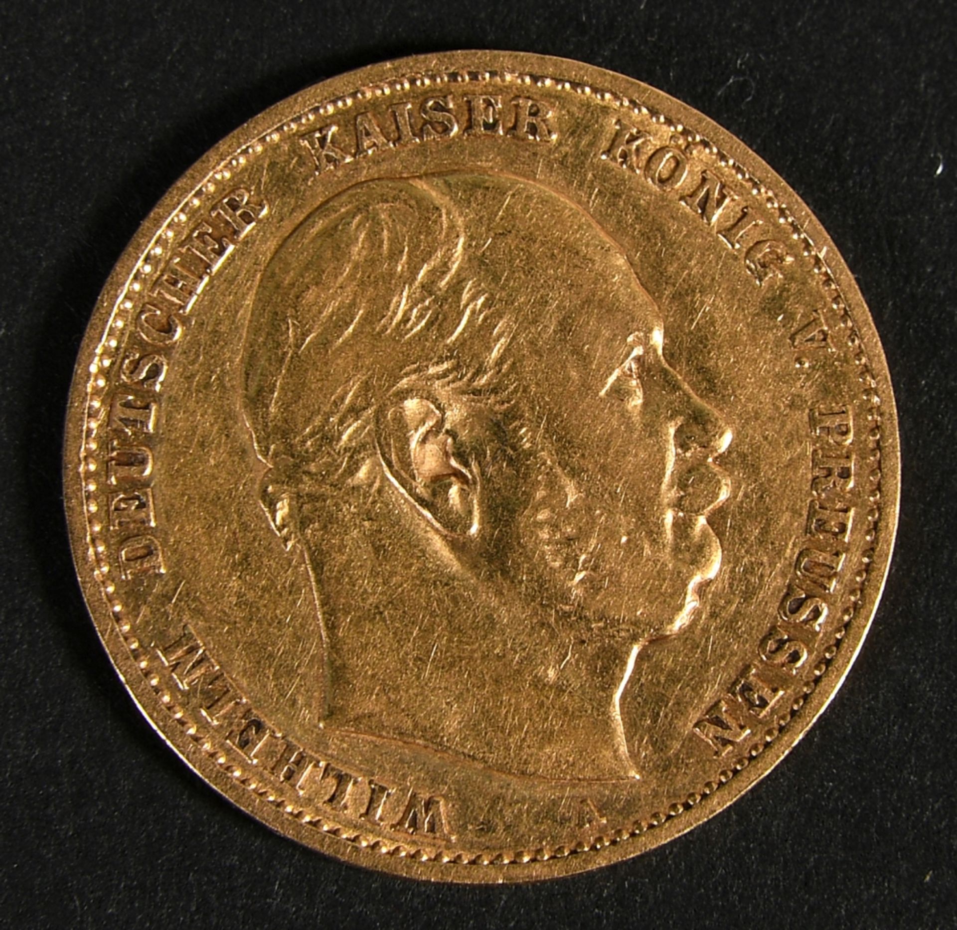 Münze - Goldmünze "10 Mark 1879" - Image 2 of 3