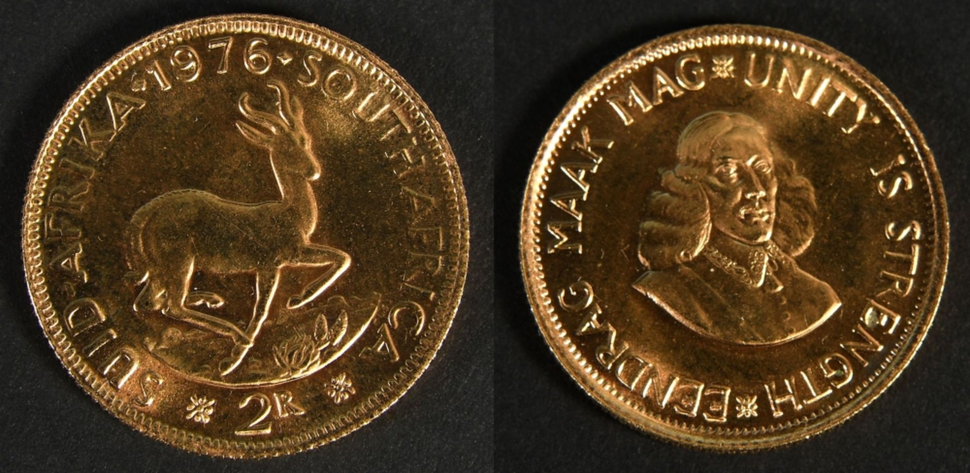 Münze - Goldmünze "2 Rand 1976"