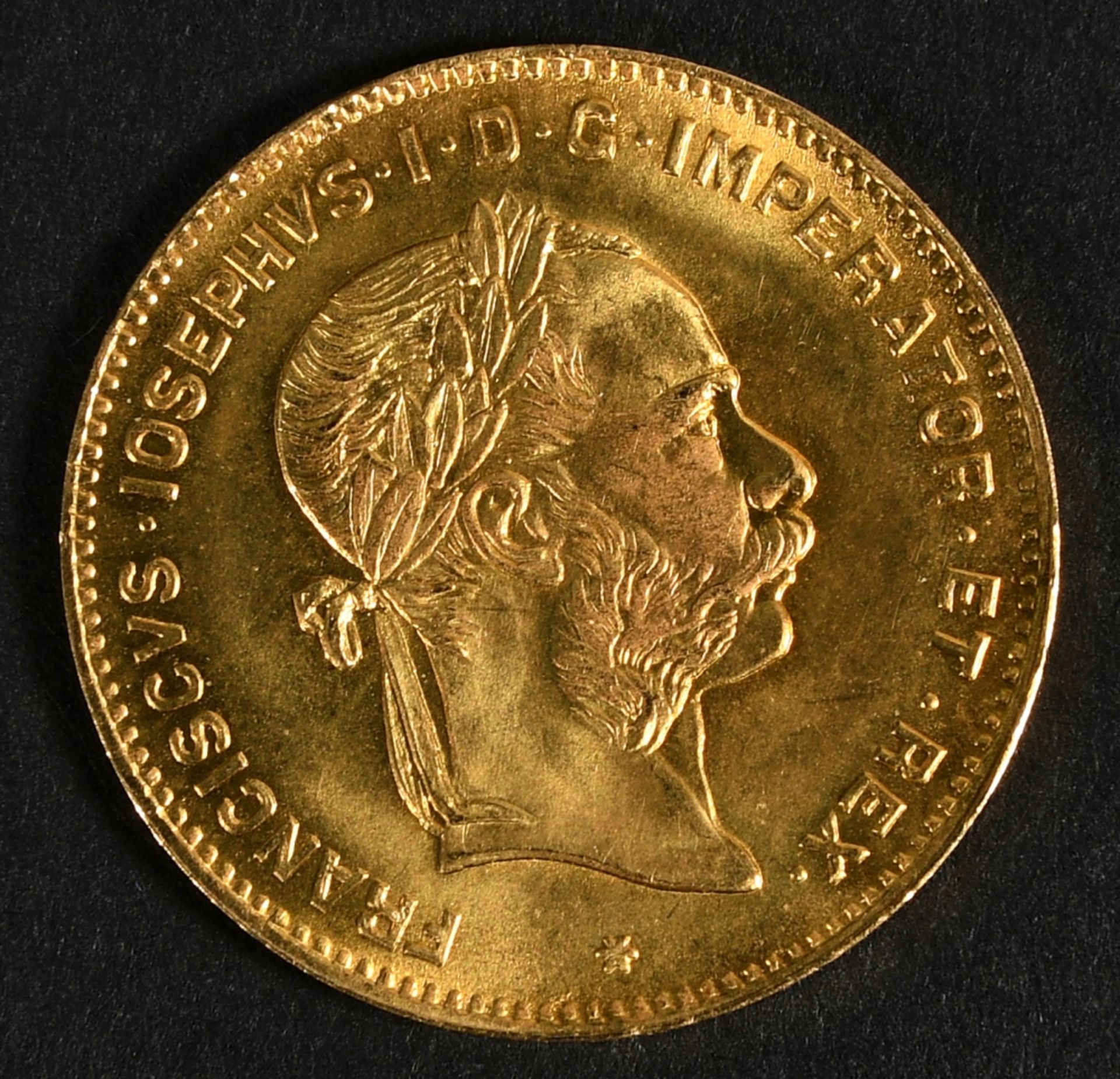 Münze - Goldmünze "4 Florin 1892" - Image 2 of 3