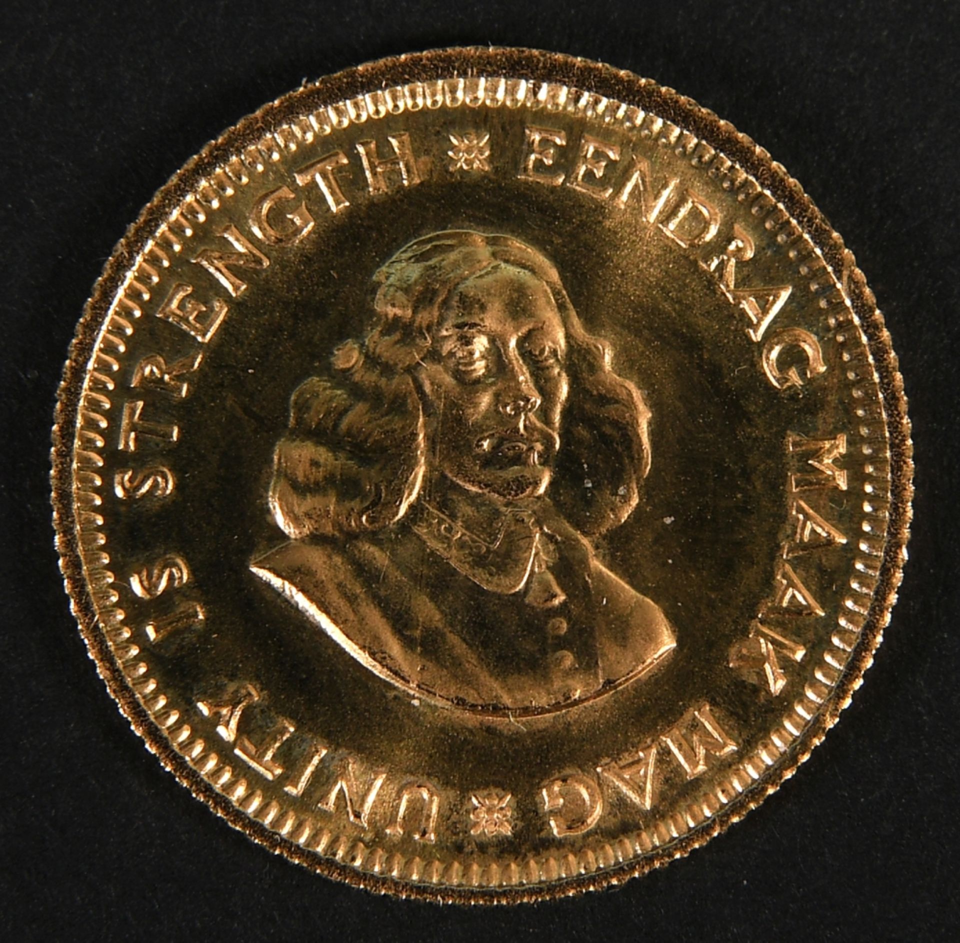 Münze - Goldmünze "1 Rand 1980" - Image 3 of 3