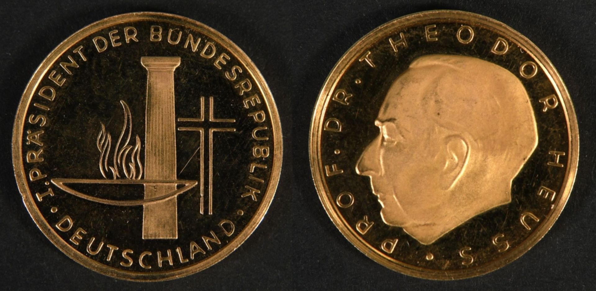 Medaille - Goldmedaille "Theodor Heuss"