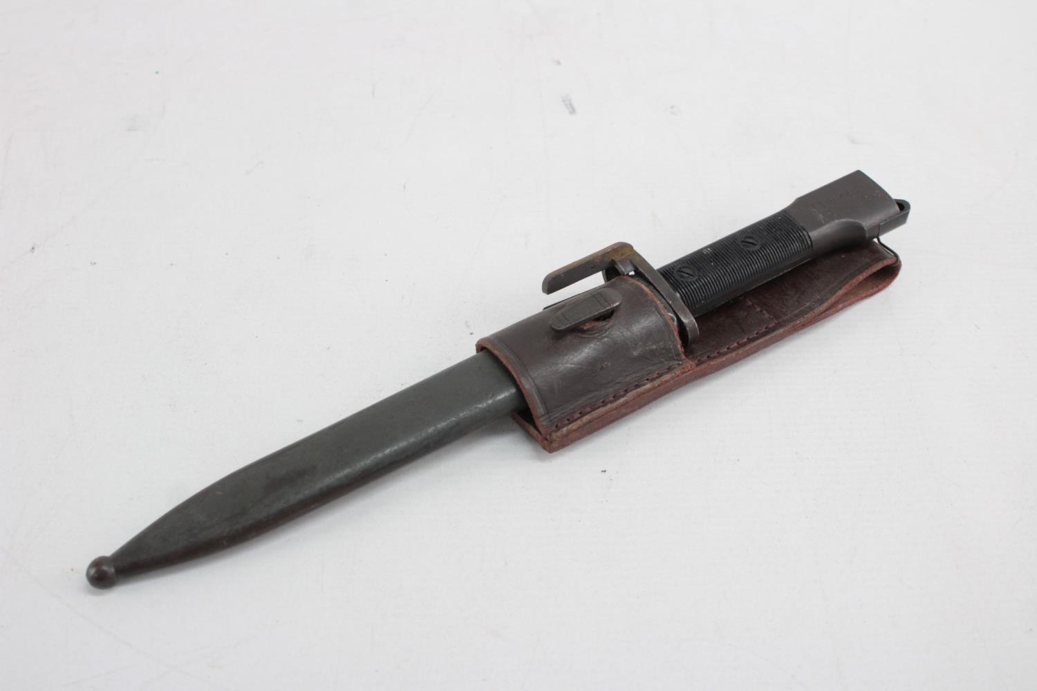 Vintage MI Type A South African Police BAYONET w/ Scabbard By Fabrique National