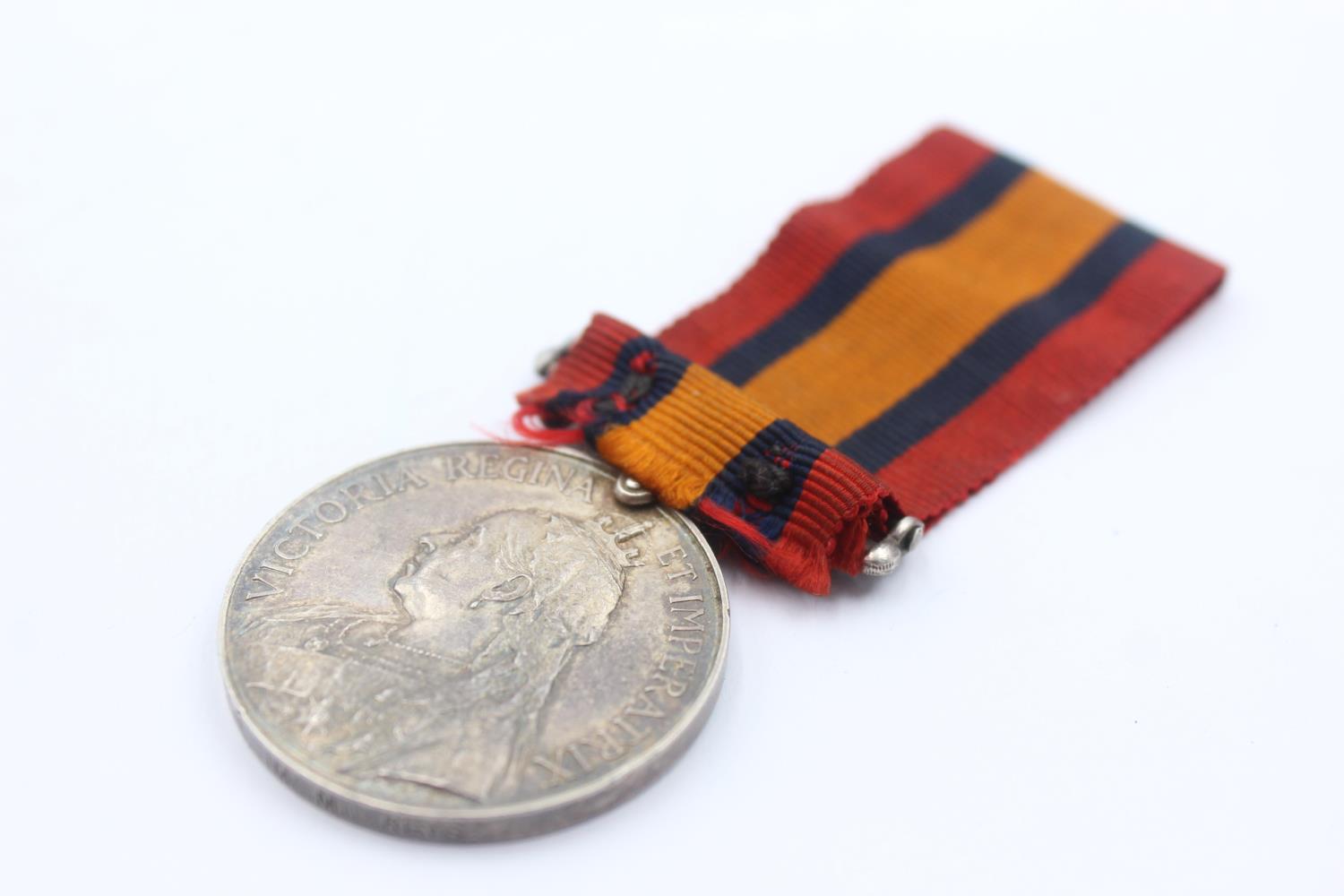 BOER WAR Queens South Africa MEDAL To H.Baillie Imperial Military Railways