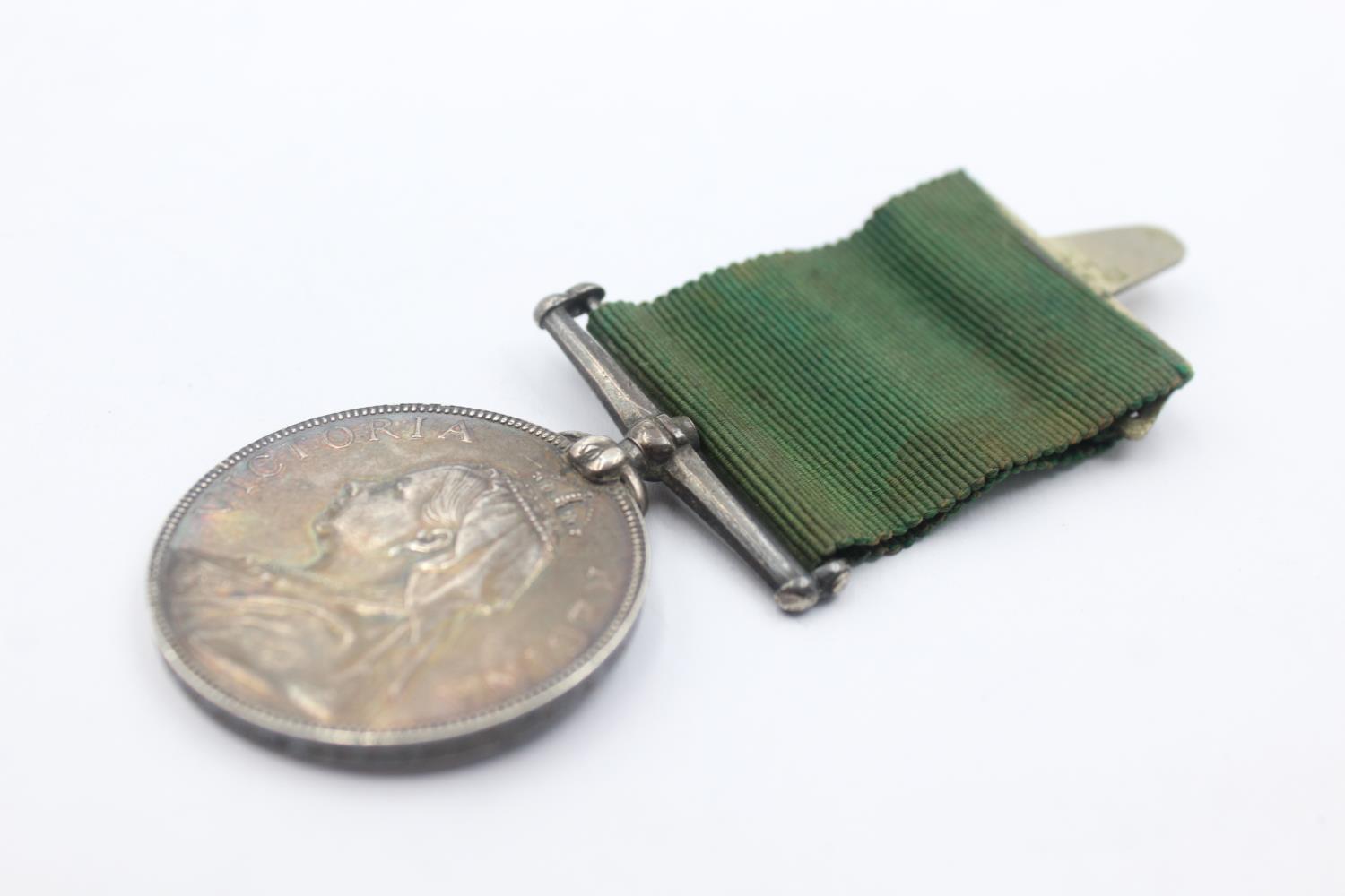Antique Victorian Volunteer Long Service Medal Named