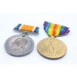 WW1 Medal Pair To 13641 PTE F.Threadgold - Lancashire Fusiliers