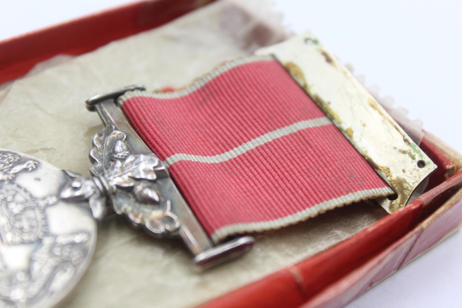 Vintage MILITARY British Empire Medal GRJ Sypher Boxed Named - Image 4 of 10