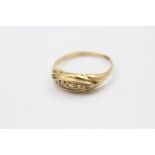 18ct gold antique old cut diamond five stone ring (2.3g) size Q