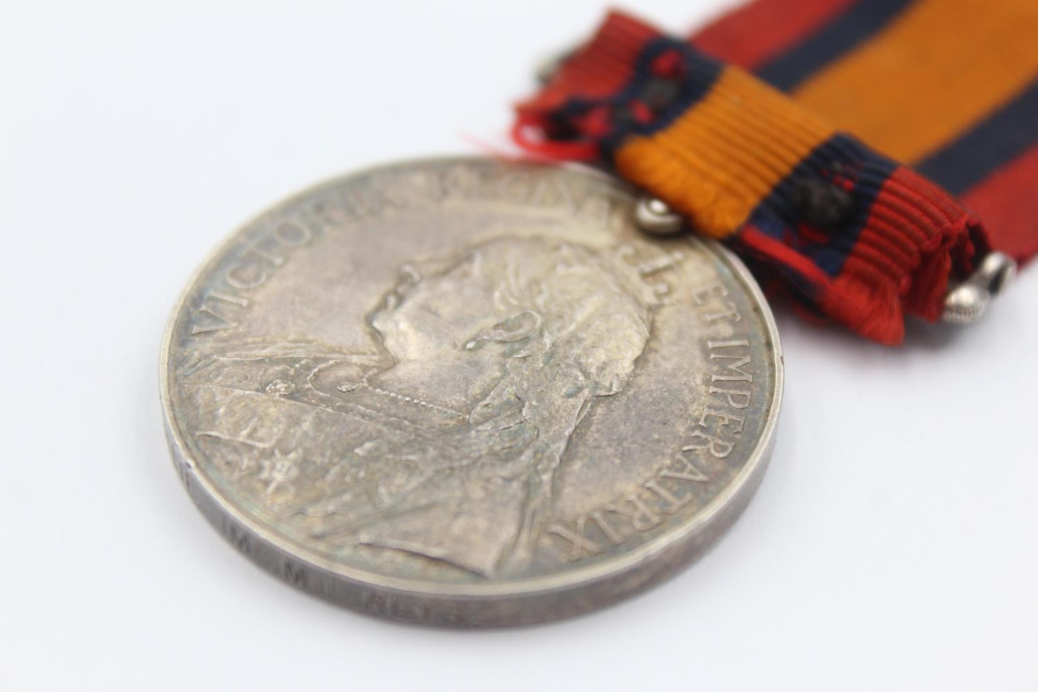 BOER WAR Queens South Africa MEDAL To H.Baillie Imperial Military Railways - Image 2 of 5