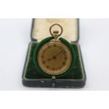 Vintage Ladies Ornate 18ct Gold Cased FOB WATCH Hand-Wind WORKING Boxed