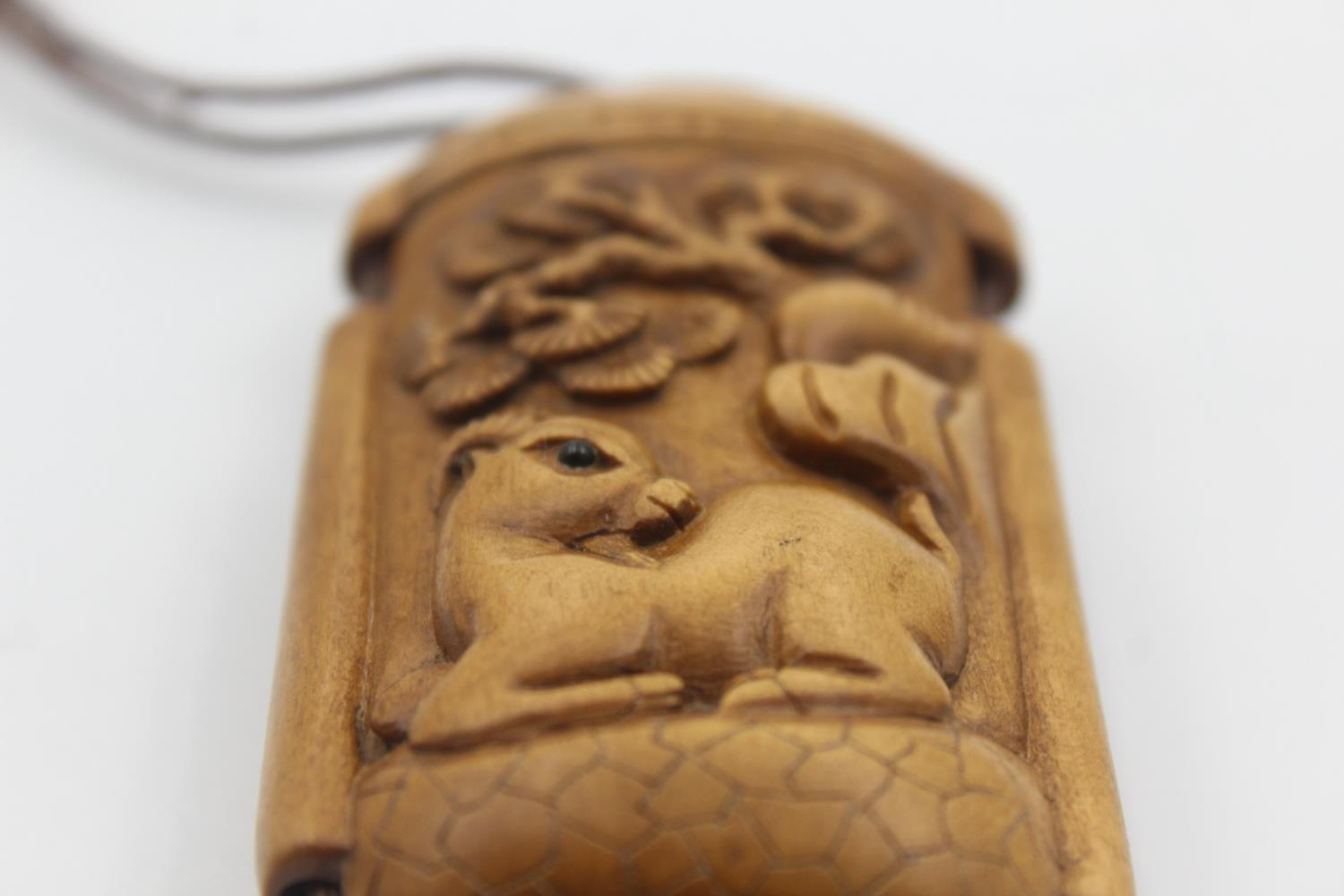 Antique / Vintage JAPANESE NETSUKE Hand Carved Miniature - Image 4 of 8